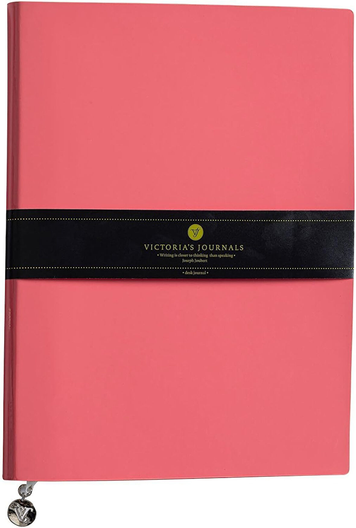 Rugan Esnek Kapak Çizgili Defter, 19x25 cm -Mercan