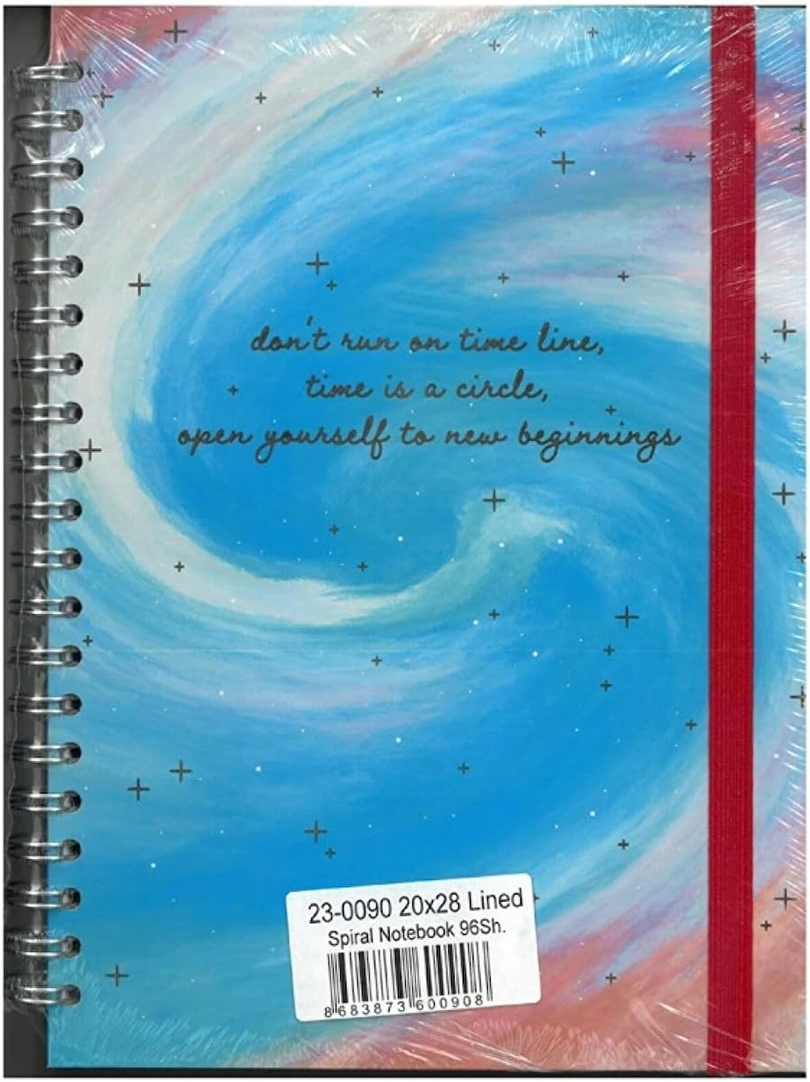 Notes 20x28cm Spiralli Sert Kapak 90gr. 96yp. Çizgili Defter