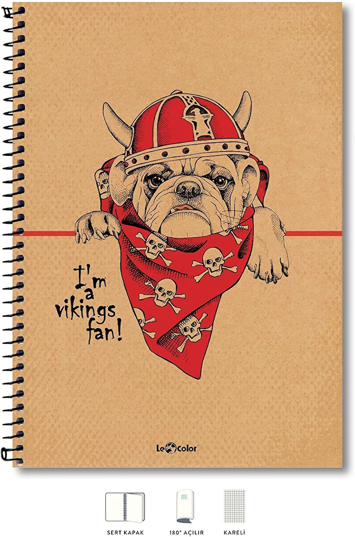 Color A4 Defter Kareli 200 syf Köpek Eco