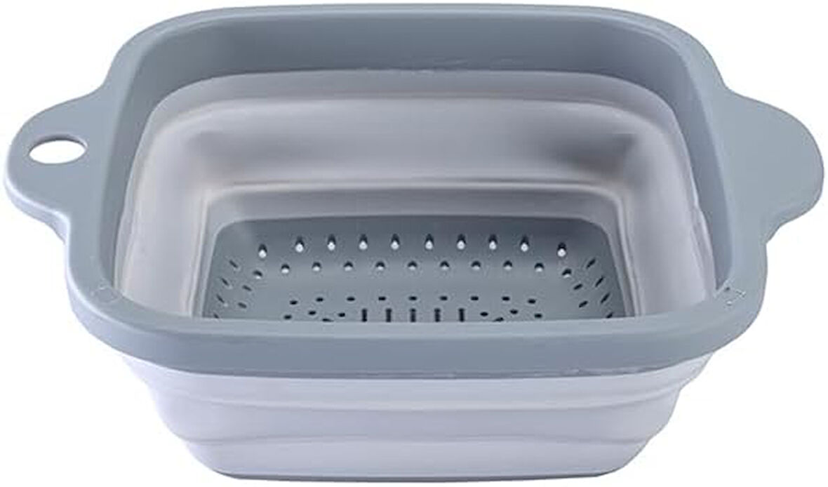 Conforte Antrasit Akordeon Kare Süzgeç 2000 ml