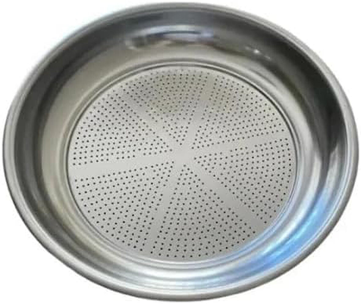 Krom Yemek Makarna Süzgeçi Süzgeç Kevgir (Orta Boy)