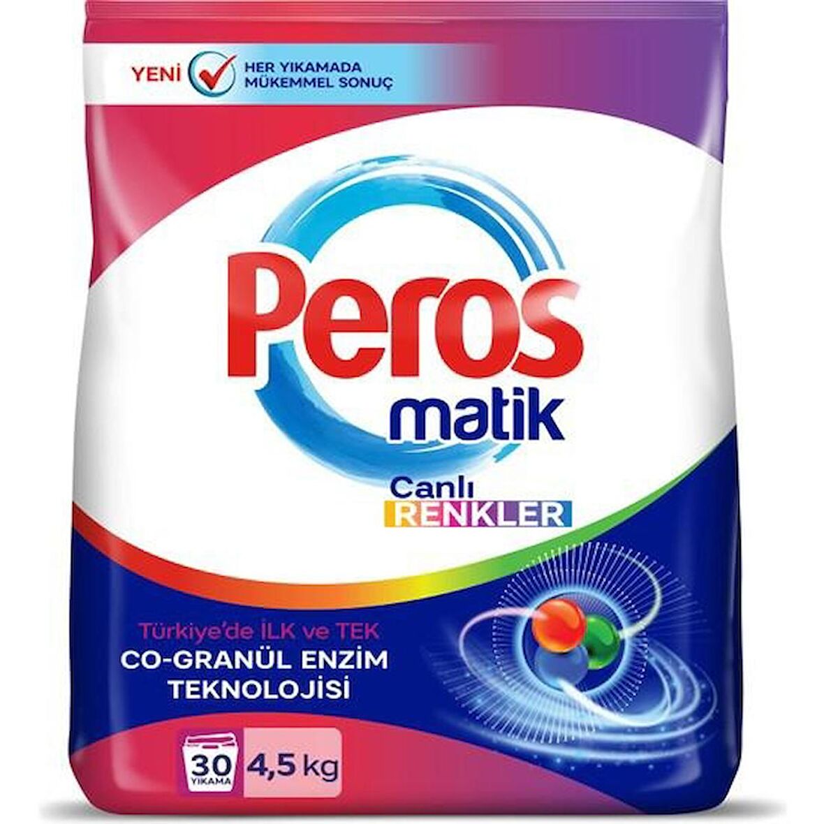 Peros Matik Canlı Renkler 4,5kg