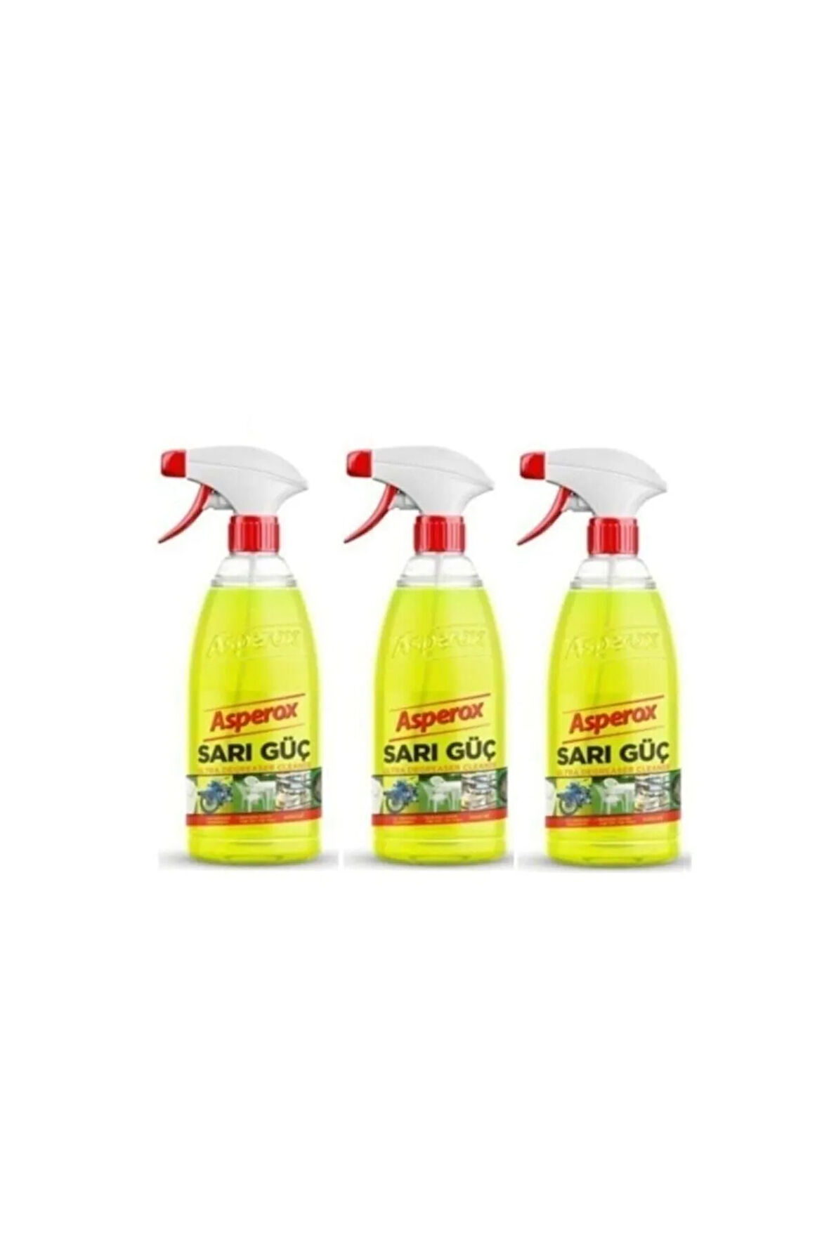 Sarı Güç Çok Amaçlı Ultra Yağ Çözücü 3 X 1 L