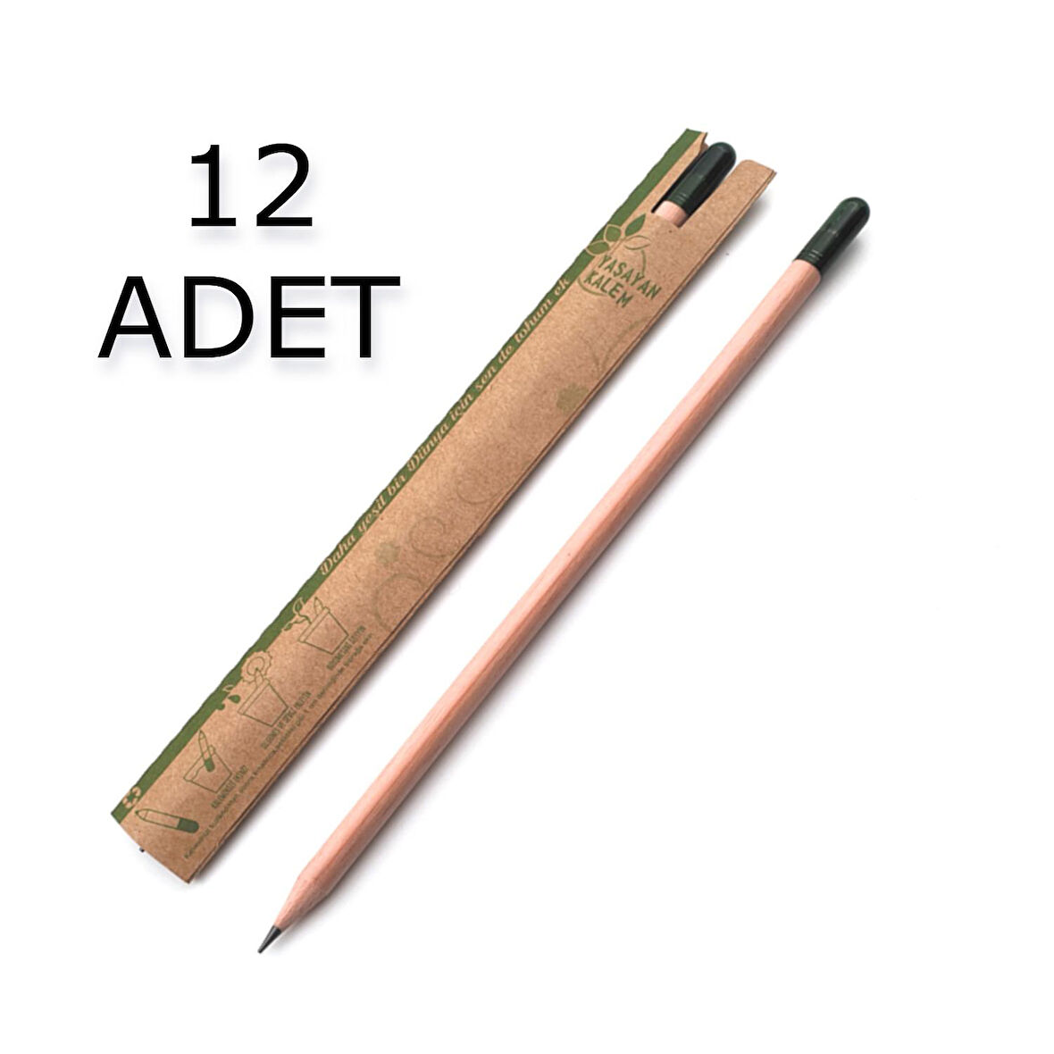 Esmay Yeşeren Tohumlu Kalem 12 Adet