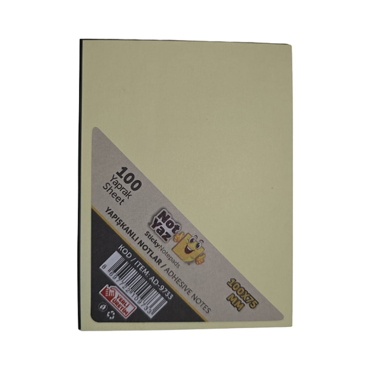 Yapışkanlı Not Kağıdı 100x75 100 Yaprak