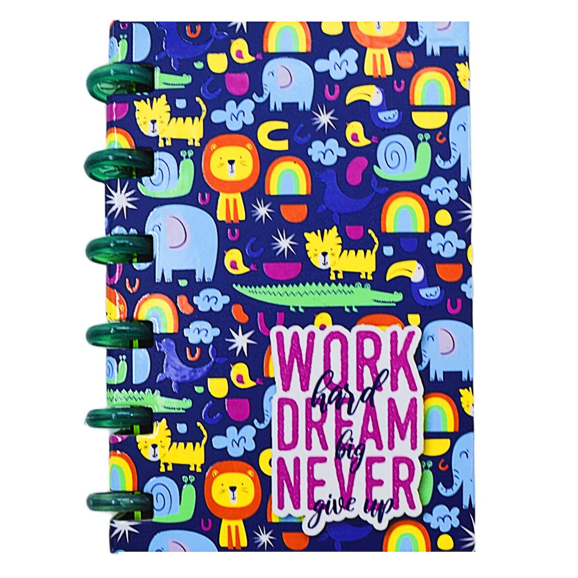 NotYaz A6 100 Yaprak Bloknot Post-It Destekli-Work Dream Never 