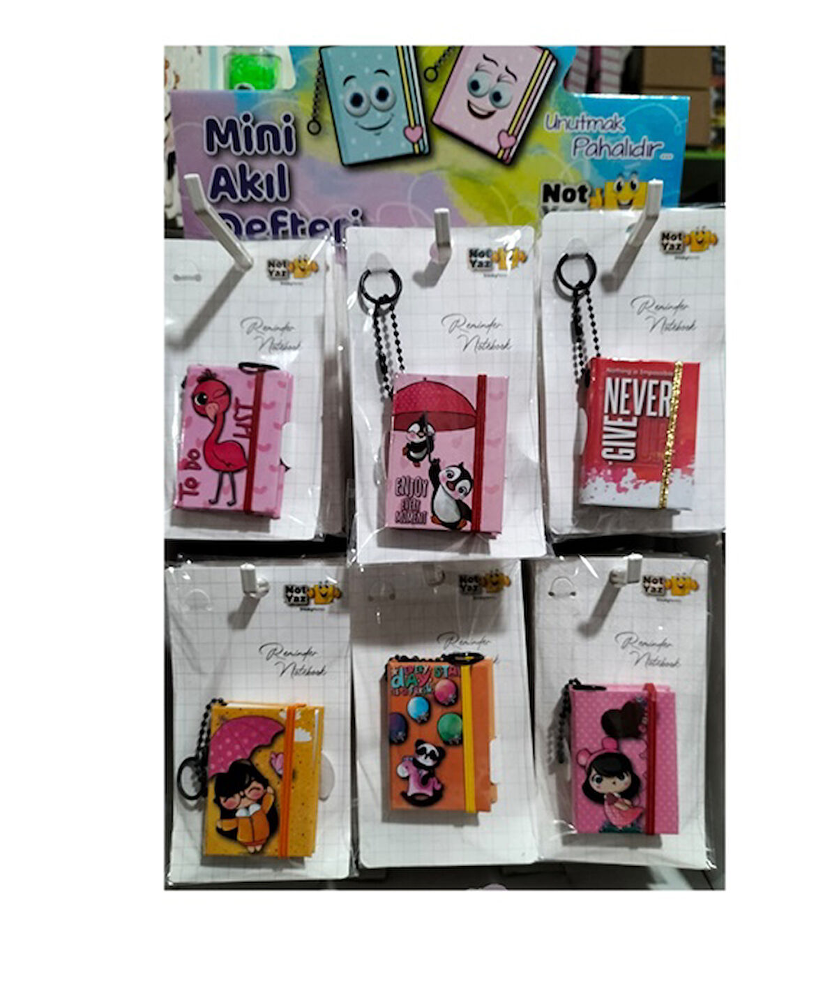 Notyaz Mini Book Bloknot Not Defteri - 6 adet
