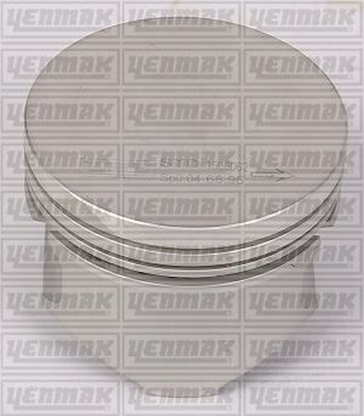 Renault Motor Piston Segman Kangoo Clio Twingo 1,2i D7f (69,00mm) / (std) - Yenmak 31-04155-000