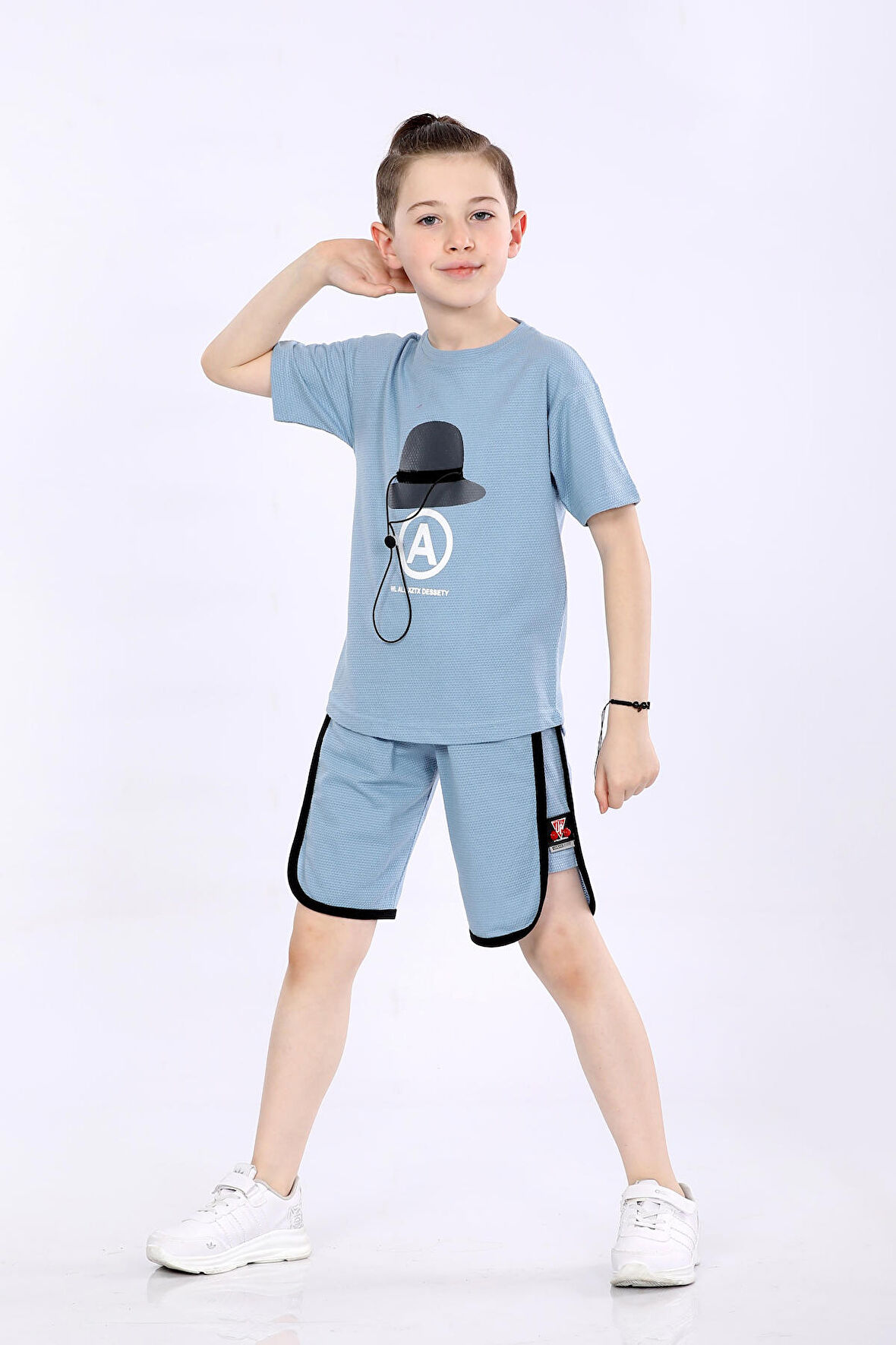 Mornio Erkek Çocuk T-shirt ve Şort 2 li Takım VF24KMR5103132