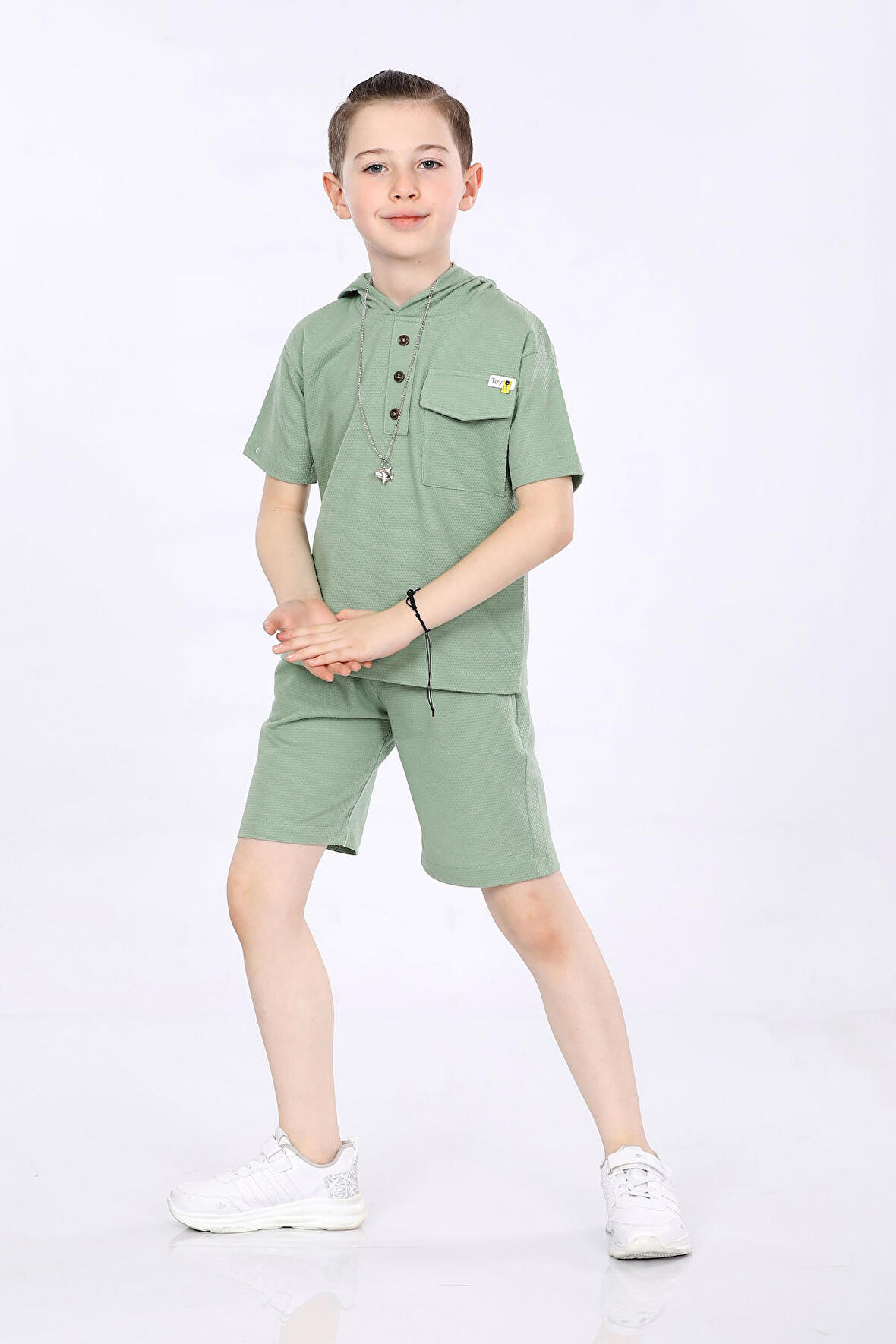 Mornio Erkek Çocuk T-shirt ve Şort 2 li Takım VF24KMR5103940