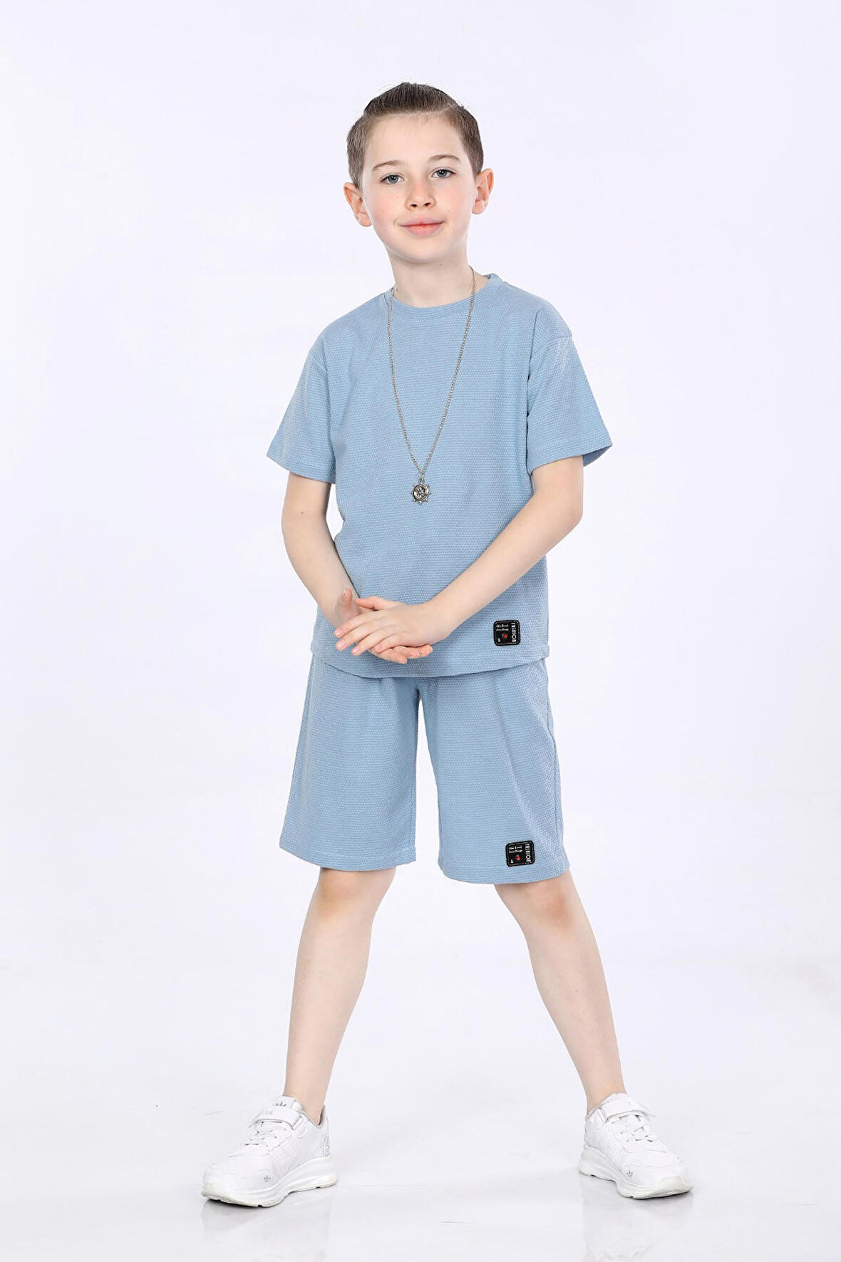 Mornio Erkek Çocuk T-shirt ve Şort 2 li Takım VF24KMR5104142