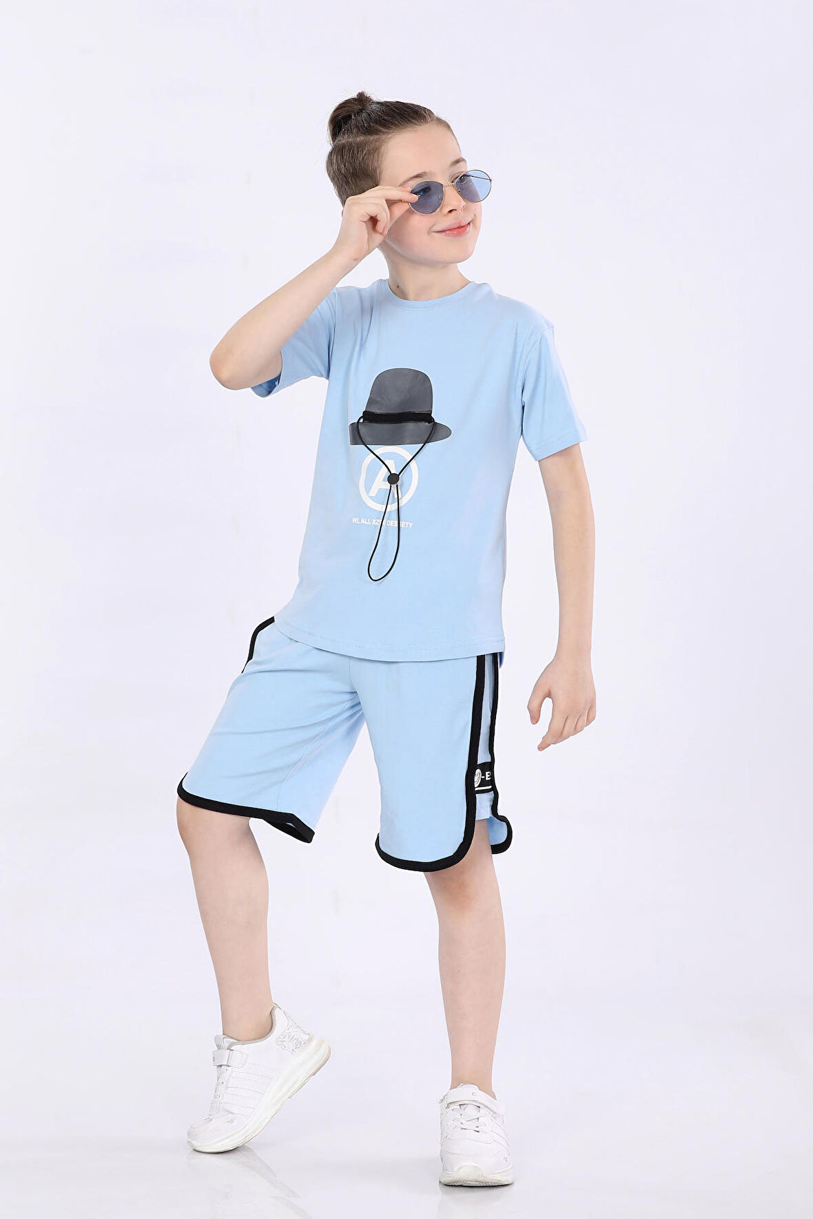 Mornio Erkek Çocuk T-shirt ve Şort 2 li Takım VF24KMR5100708