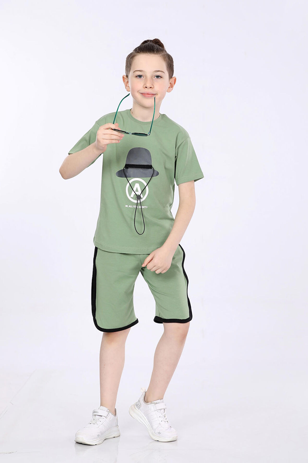 Mornio Erkek Çocuk T-shirt ve Şort 2 li Takım VF24KMR5100708