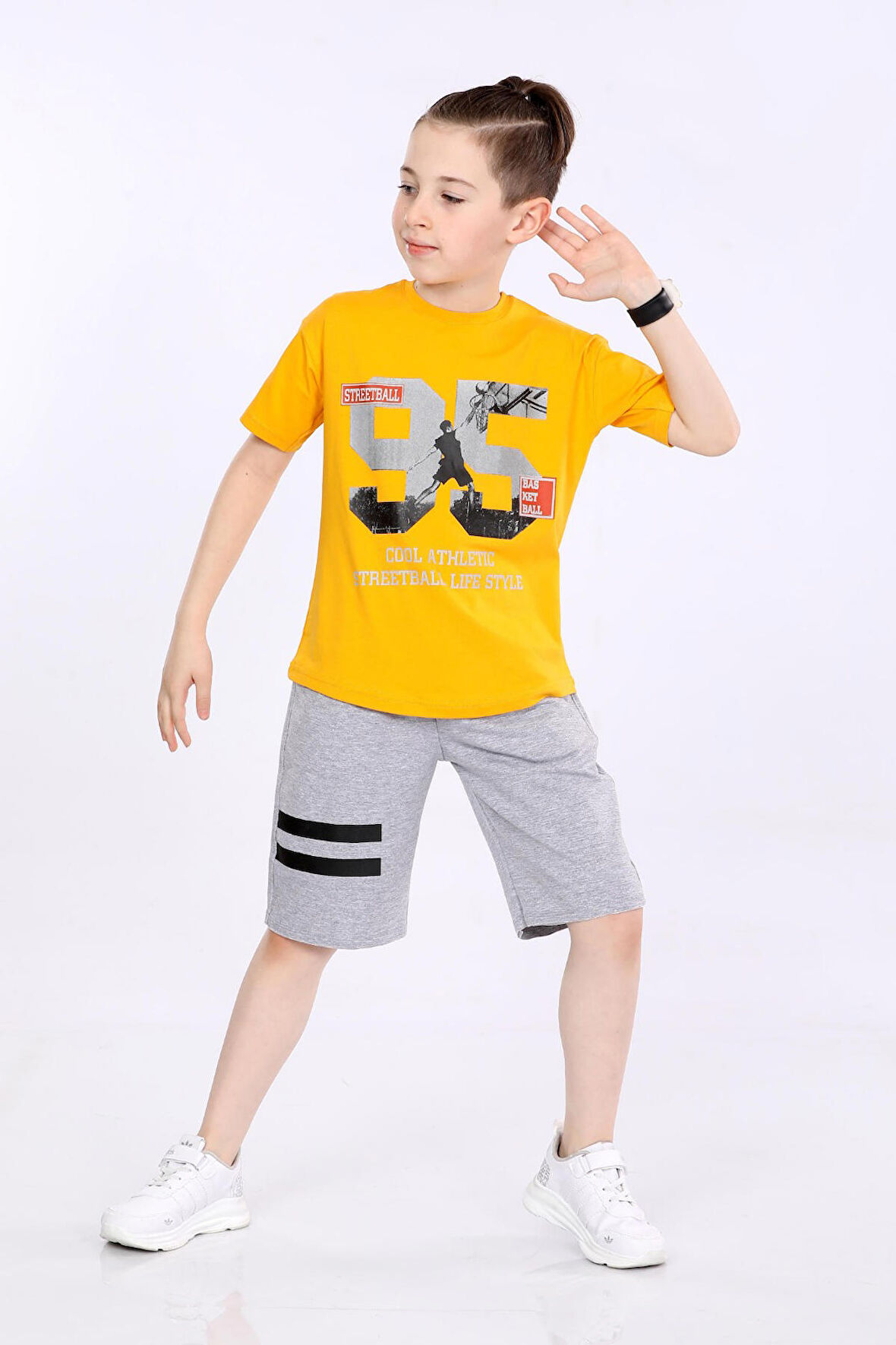 Mornio Erkek Çocuk T-shirt ve Şort 2 li Takım VF24KMR5100506