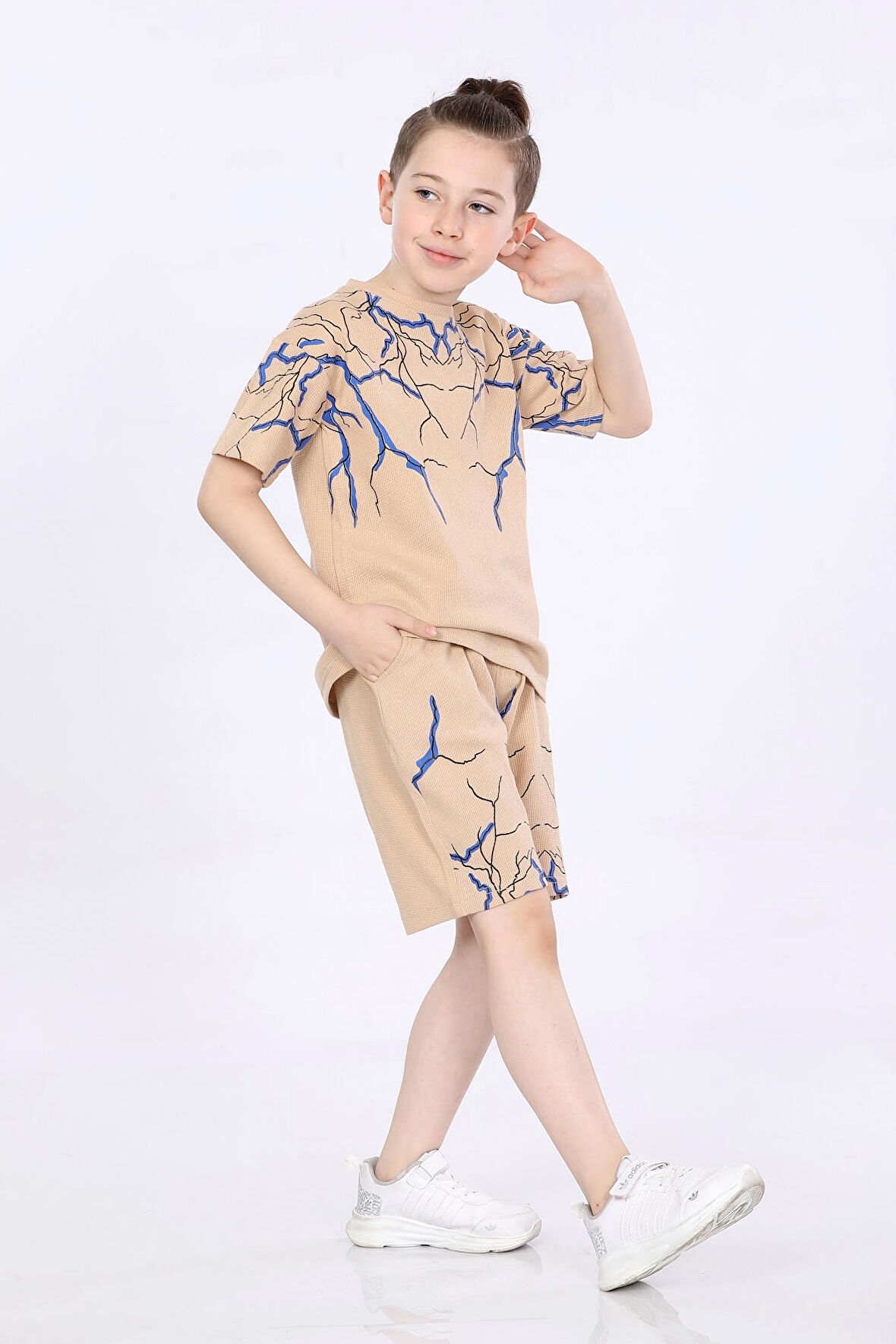 Mornio Erkek Çocuk T-shirt ve Şort 2 li Takım VF24KMR51043