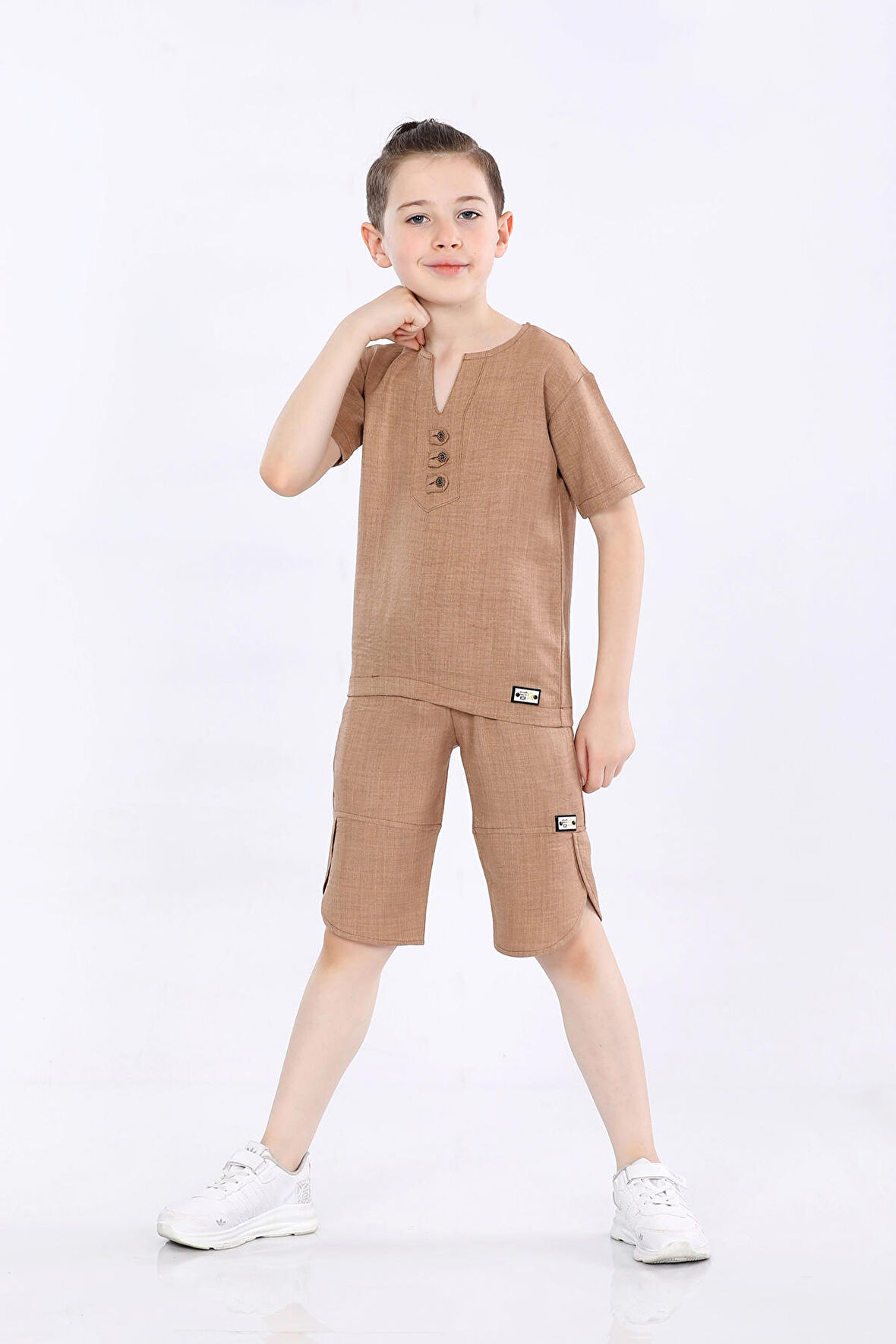 Mornio Sofia Erkek Çocuk T-shirt ve Şort İkili Yazlık Takım MRN5104755
