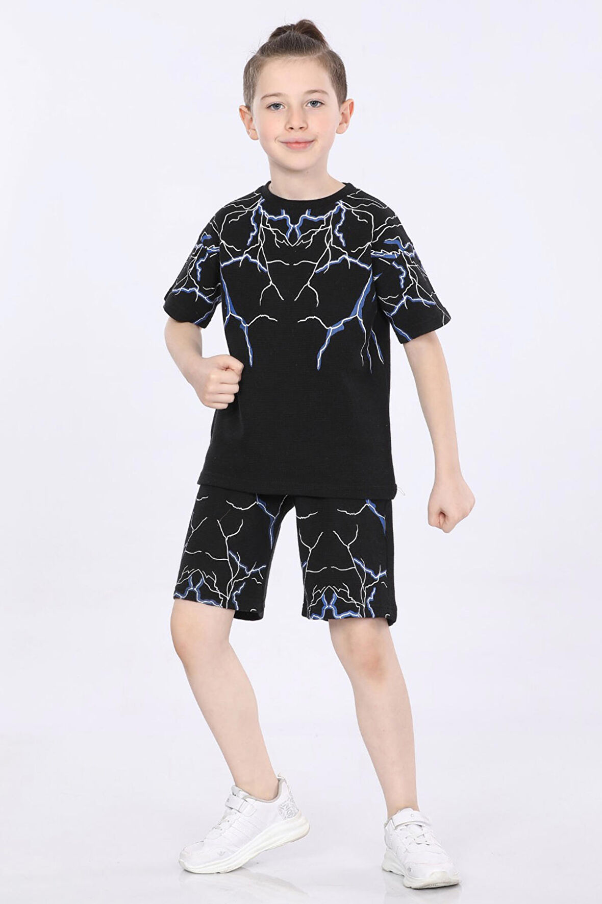 Mornio Erkek Çocuk T-shirt ve Şort 2 li Takım VF24KMR51043