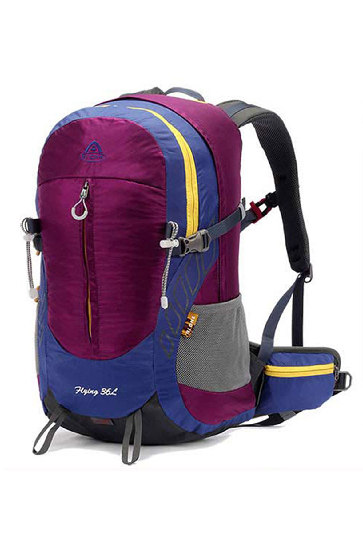Outdoor Kamp ve Yürüyüş Sırt Çantası (36 Litre Kapasiteli) Mor 9860