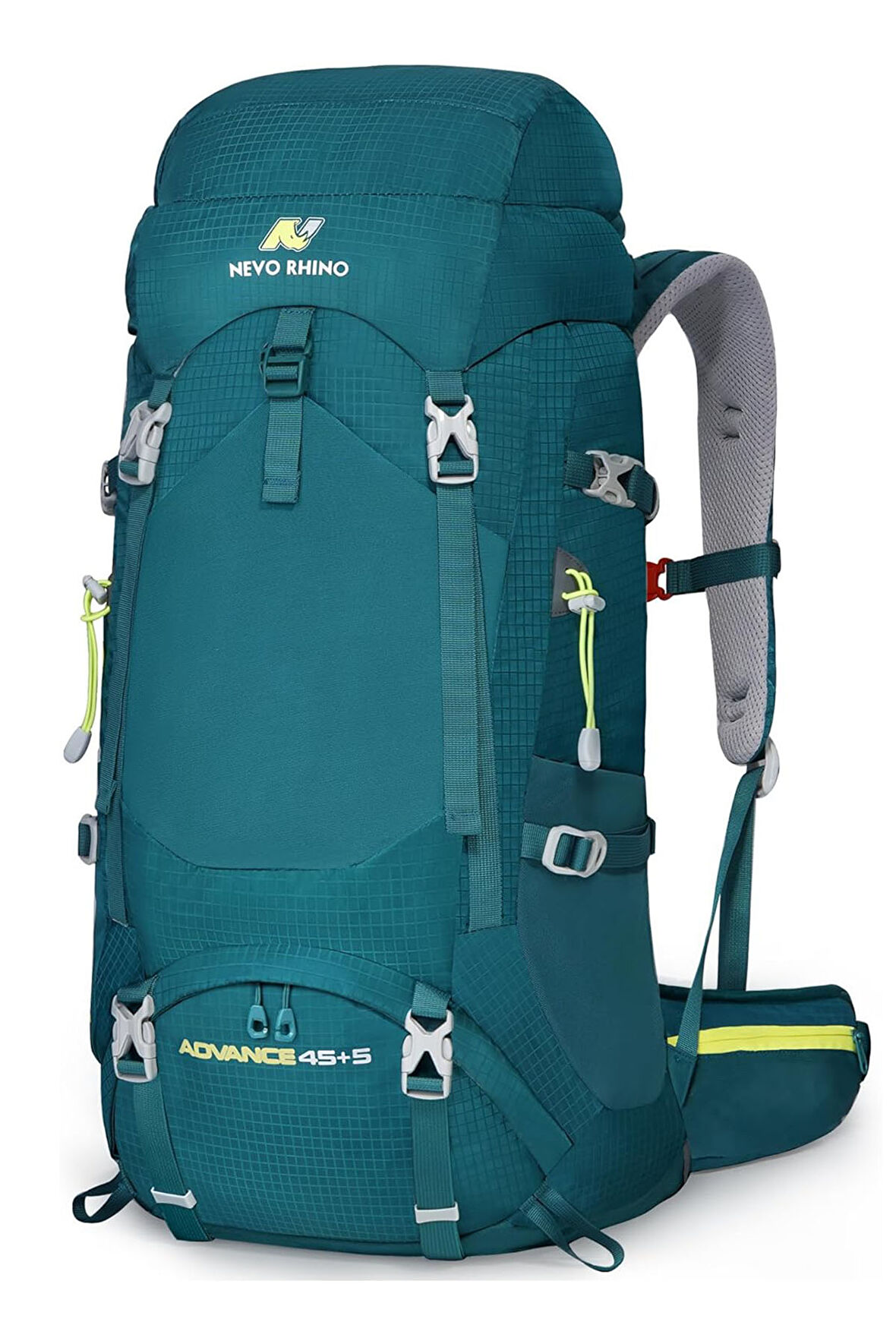 Outdoor Kamp ve Yürüyüş Sırt Çantası (45+5 Litre Kapasiteli) Turkuaz 8814