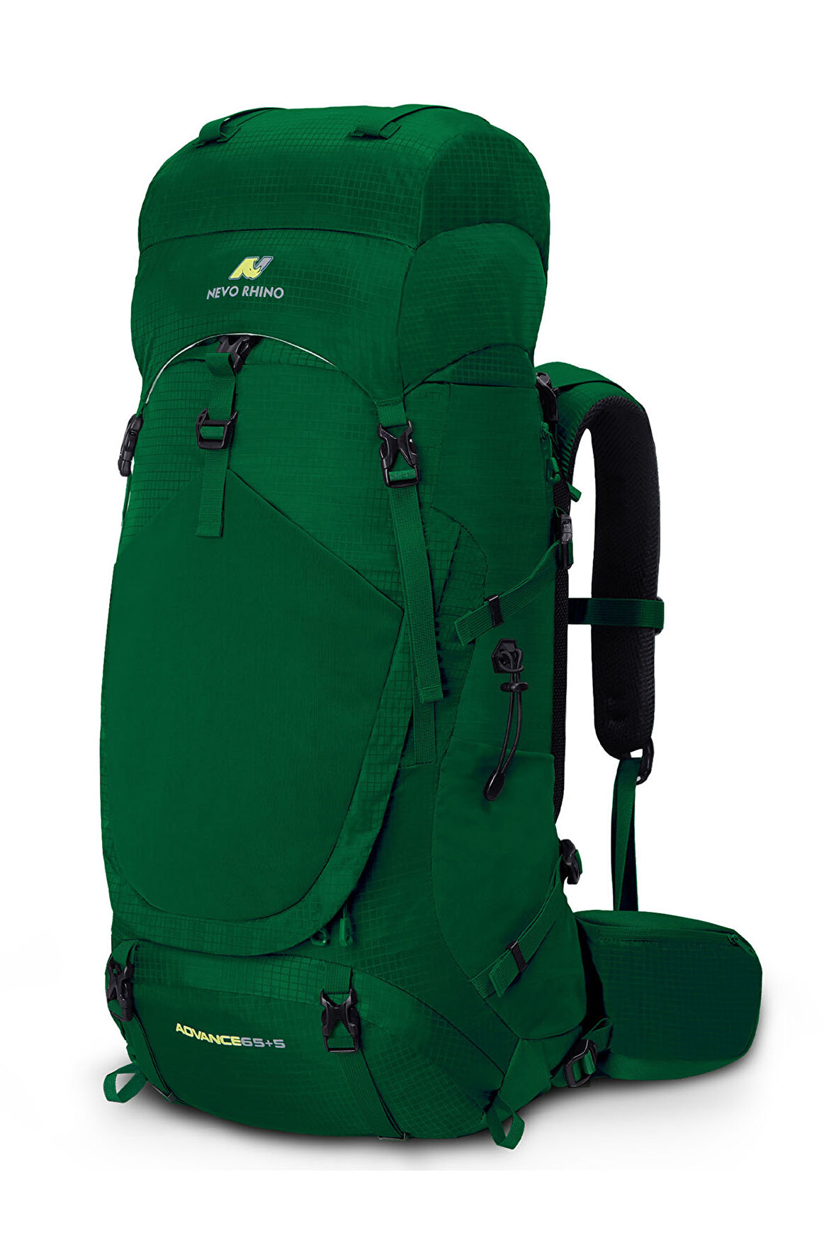 Profesyonel Outdoor Dağcılık, Kamp ve Yürüyüş Sırt Çantası (65+5  Litre) Yeşil 8921