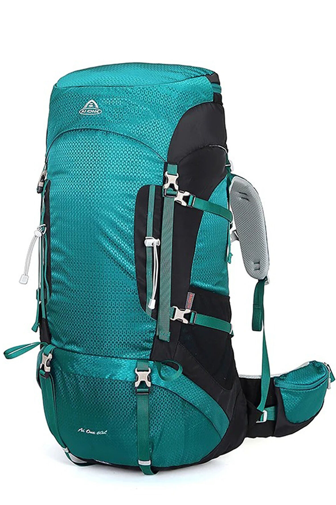 Profesyonel Outdoor Dağcılık, Kamp ve Yürüyüş Sırt Çantası (60  Litre) Turkuaz 8125