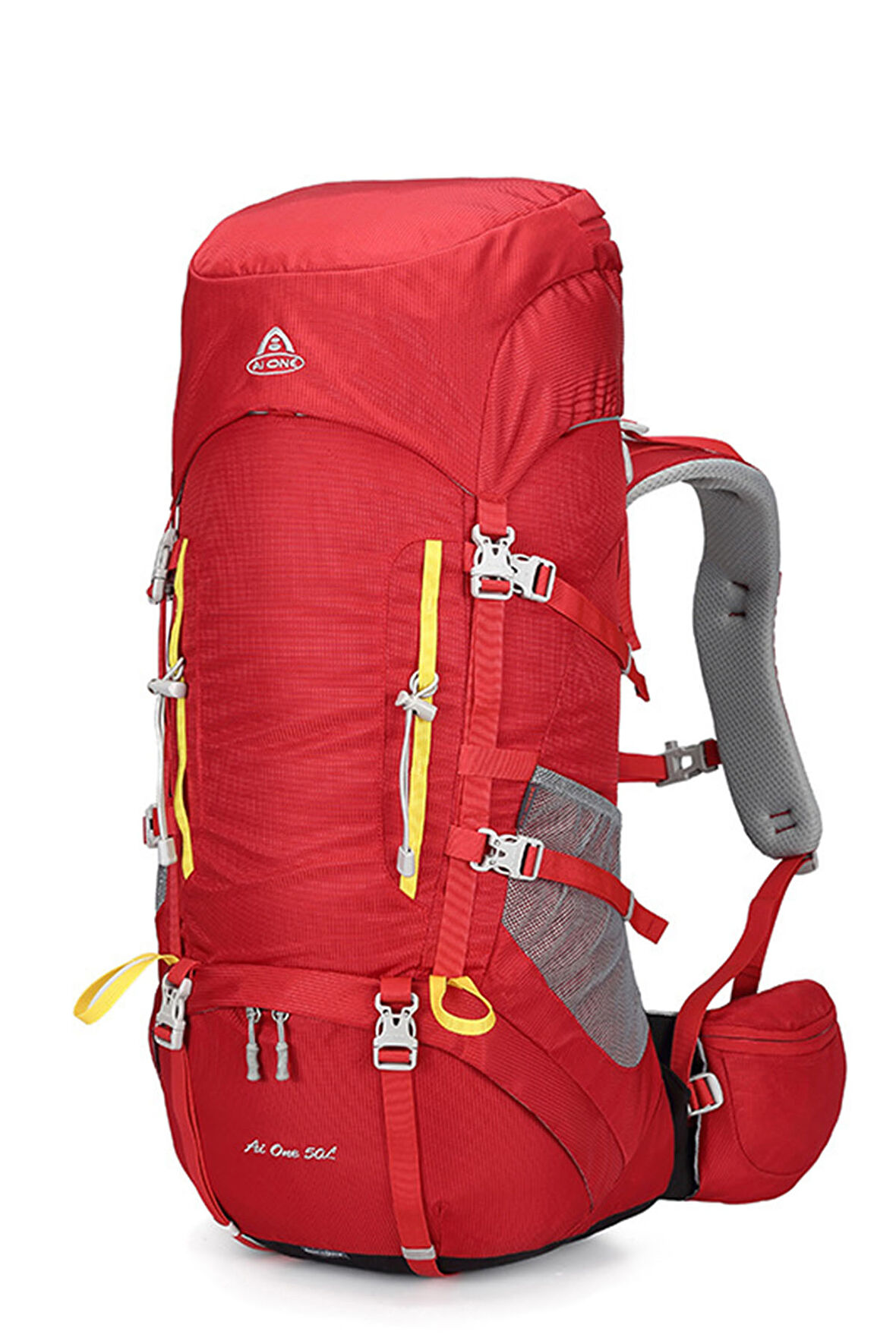 Outdoor Kamp ve Yürüyüş Sırt Çantası (50 Litre) Kırmızı 8197