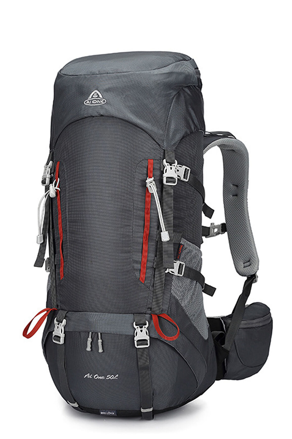 Outdoor Kamp ve Yürüyüş Sırt Çantası (50 Litre) Gri  8197