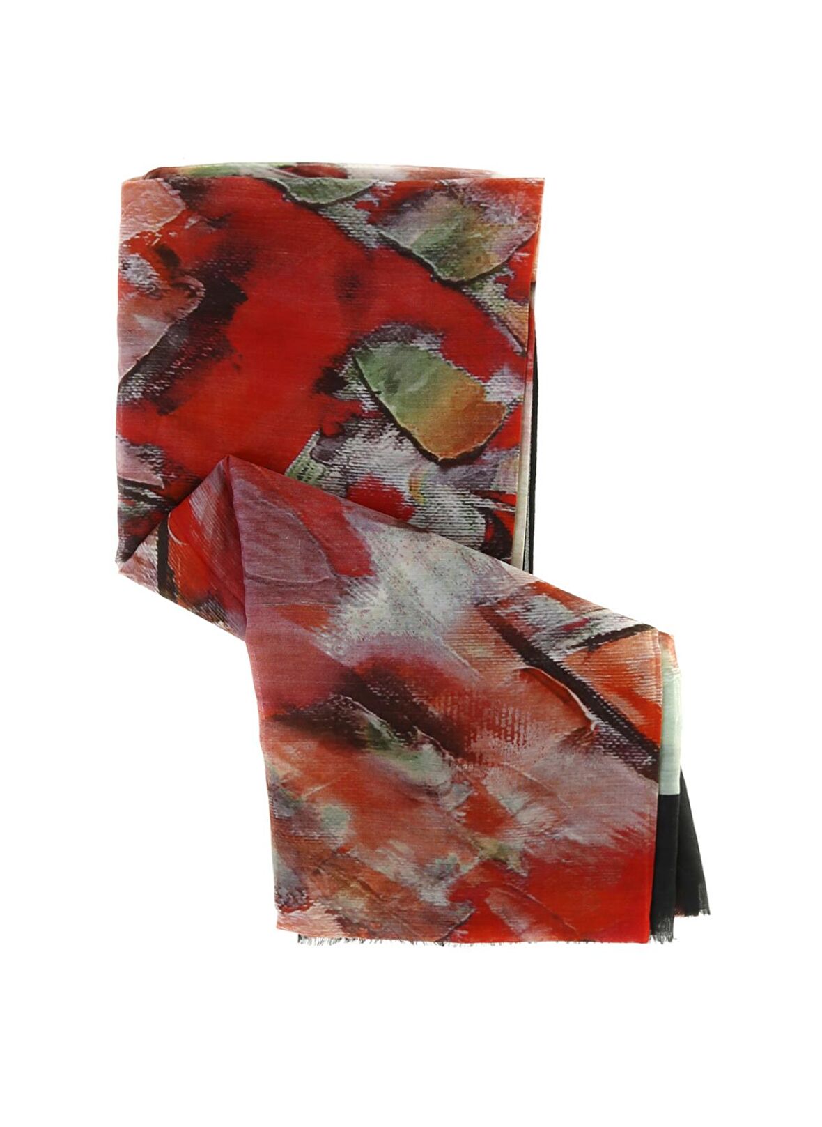 Aker 7826777411 Siyah Kadın Desenli Eşarp