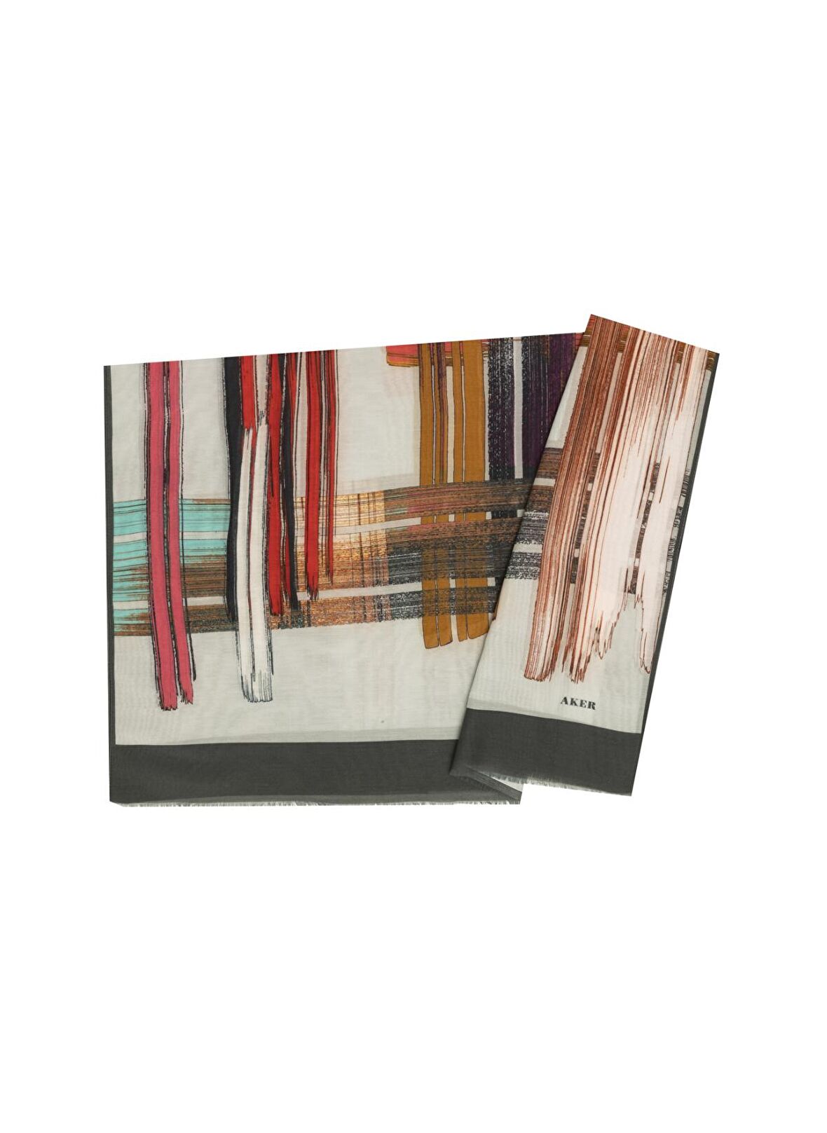 Aker Eşarp Gri Kadın Etol 8095777471