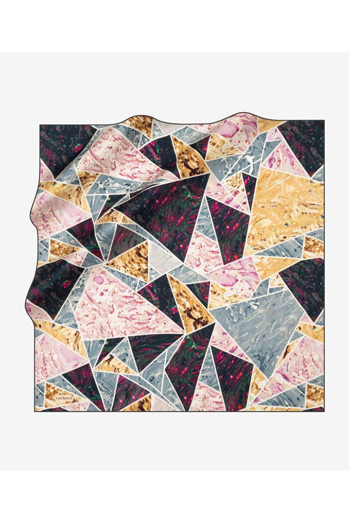 Cacharel 90X90 Kadın İpek Tivil Eşarp / 90X90 / 8046313-922