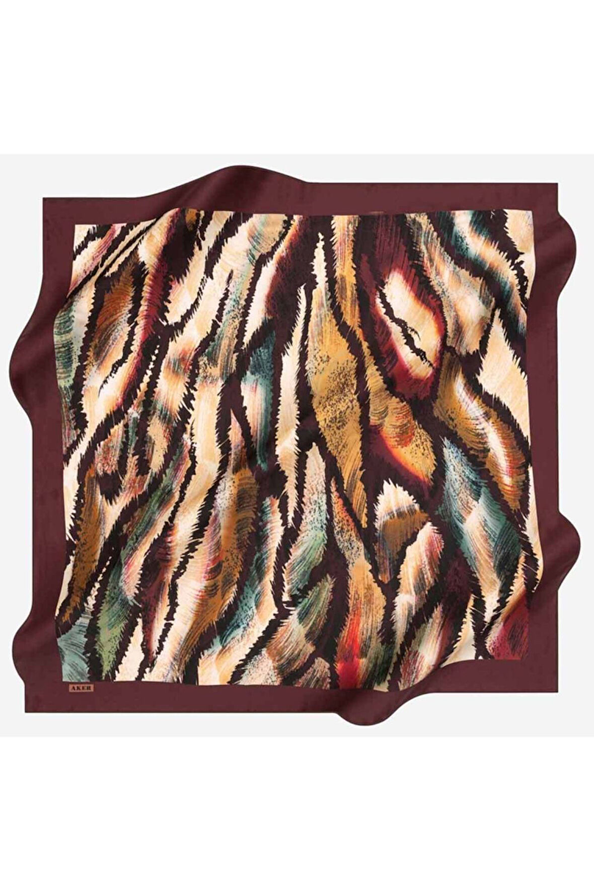 90x90 Twill İpek Eşarp - 8128713-941