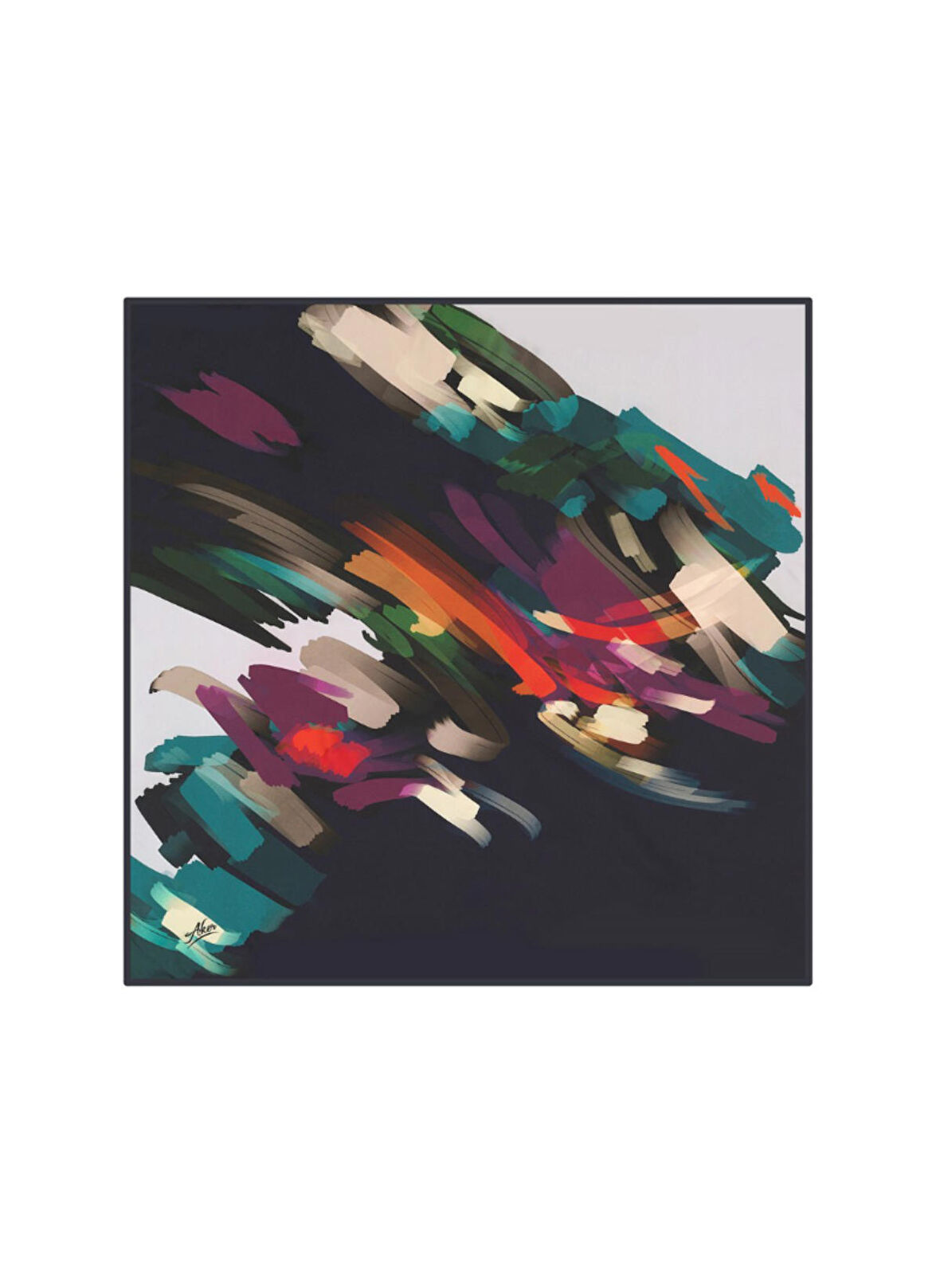 Aker Eşarp Lacivert Kadın Eşarp 8295795924