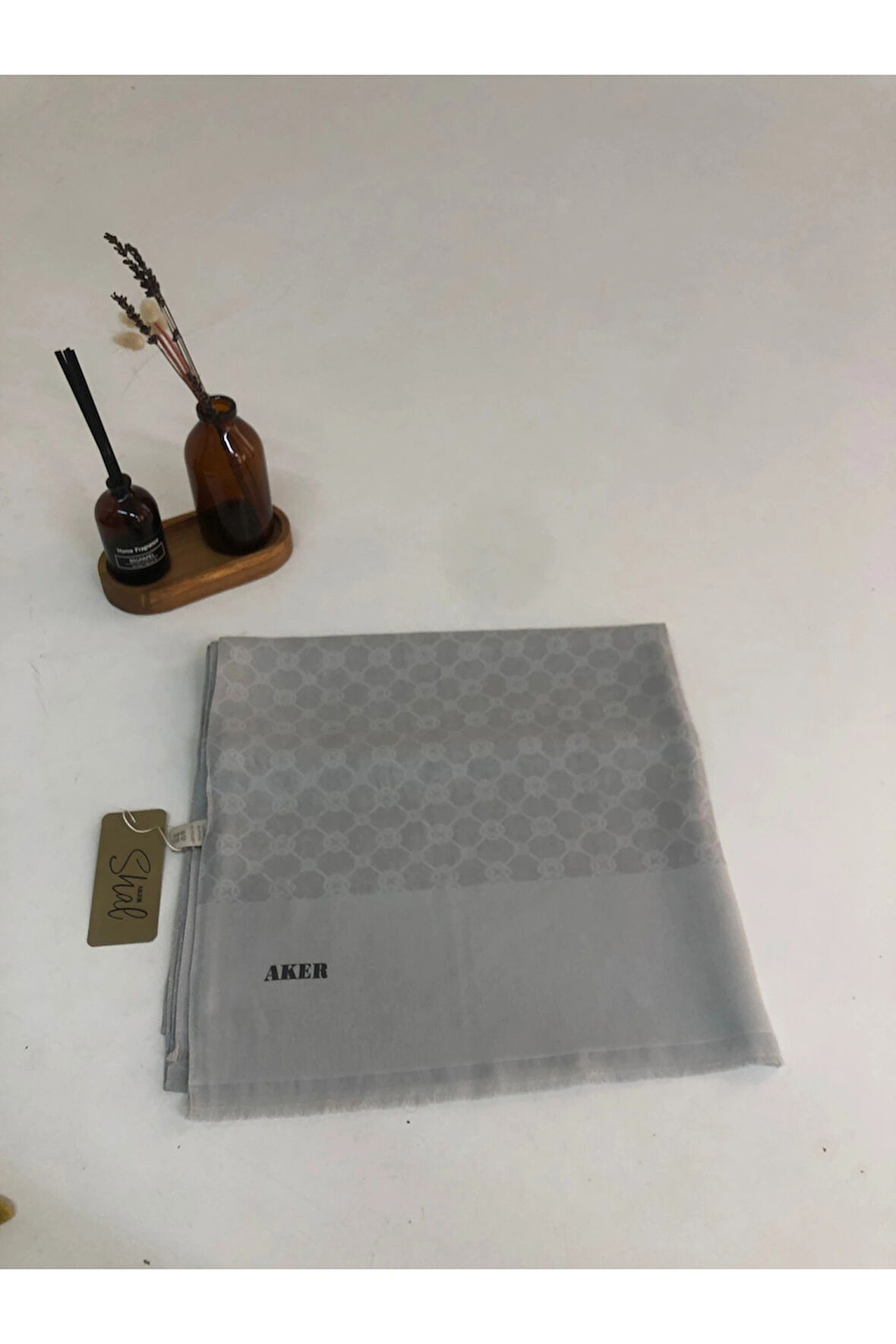 AKER ELEGANCE MONOGRAM ŞAL 1090100-974