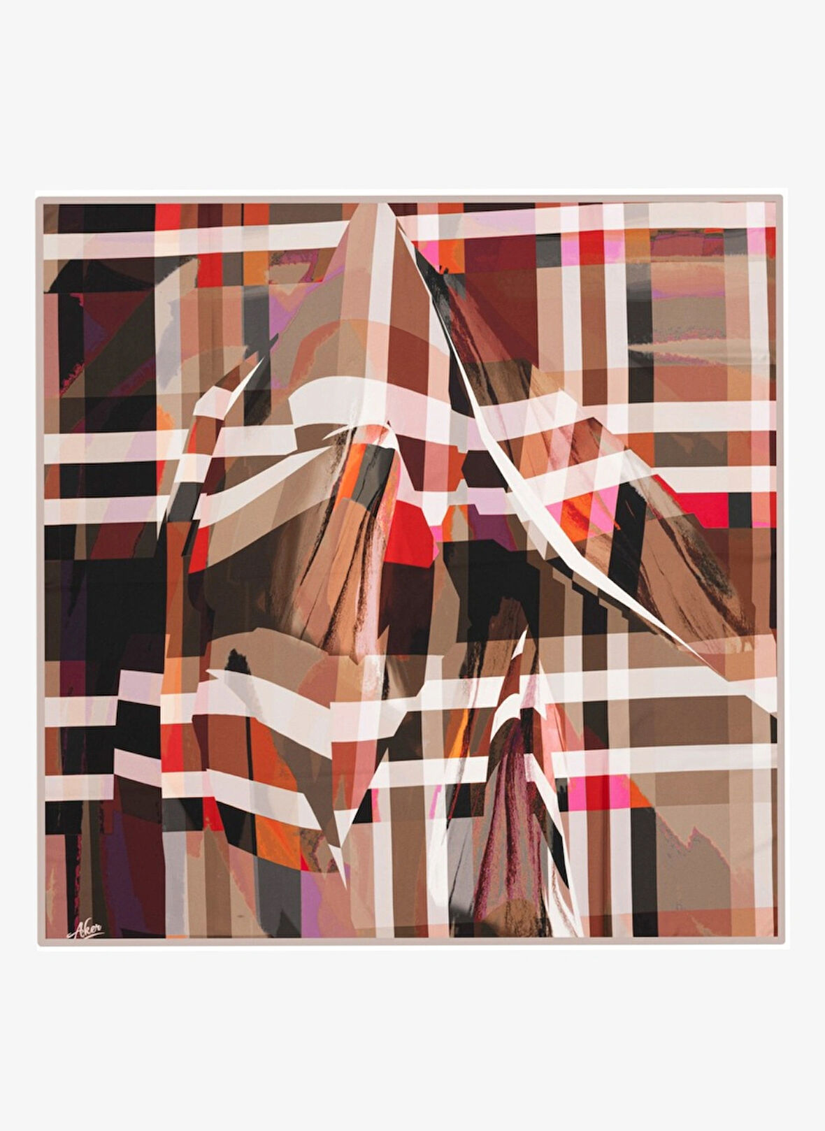 Aker Eşarp Çok Renkli Kadın Eşarp 8253795972