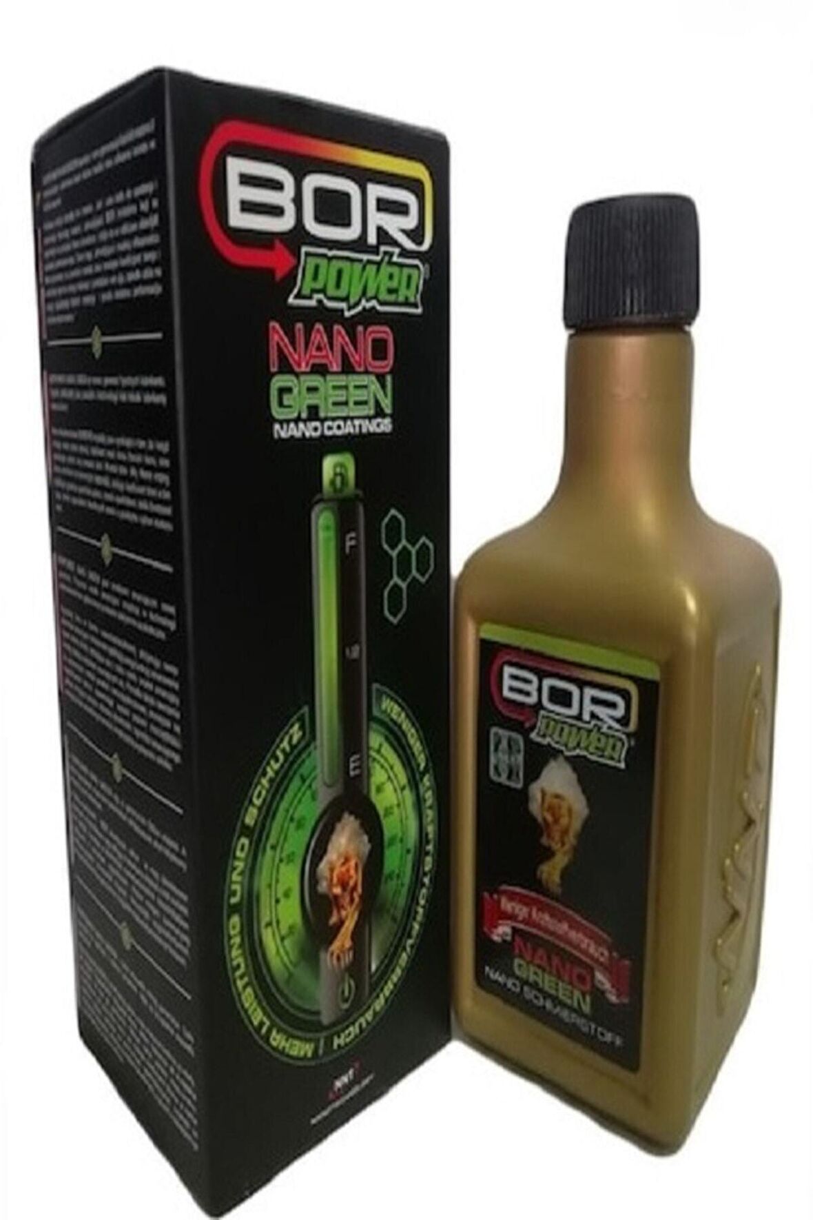 Bor Power Nano Green Benzin Dizel LPG Uyumlu Motor Yağı Katkısı 250 ml