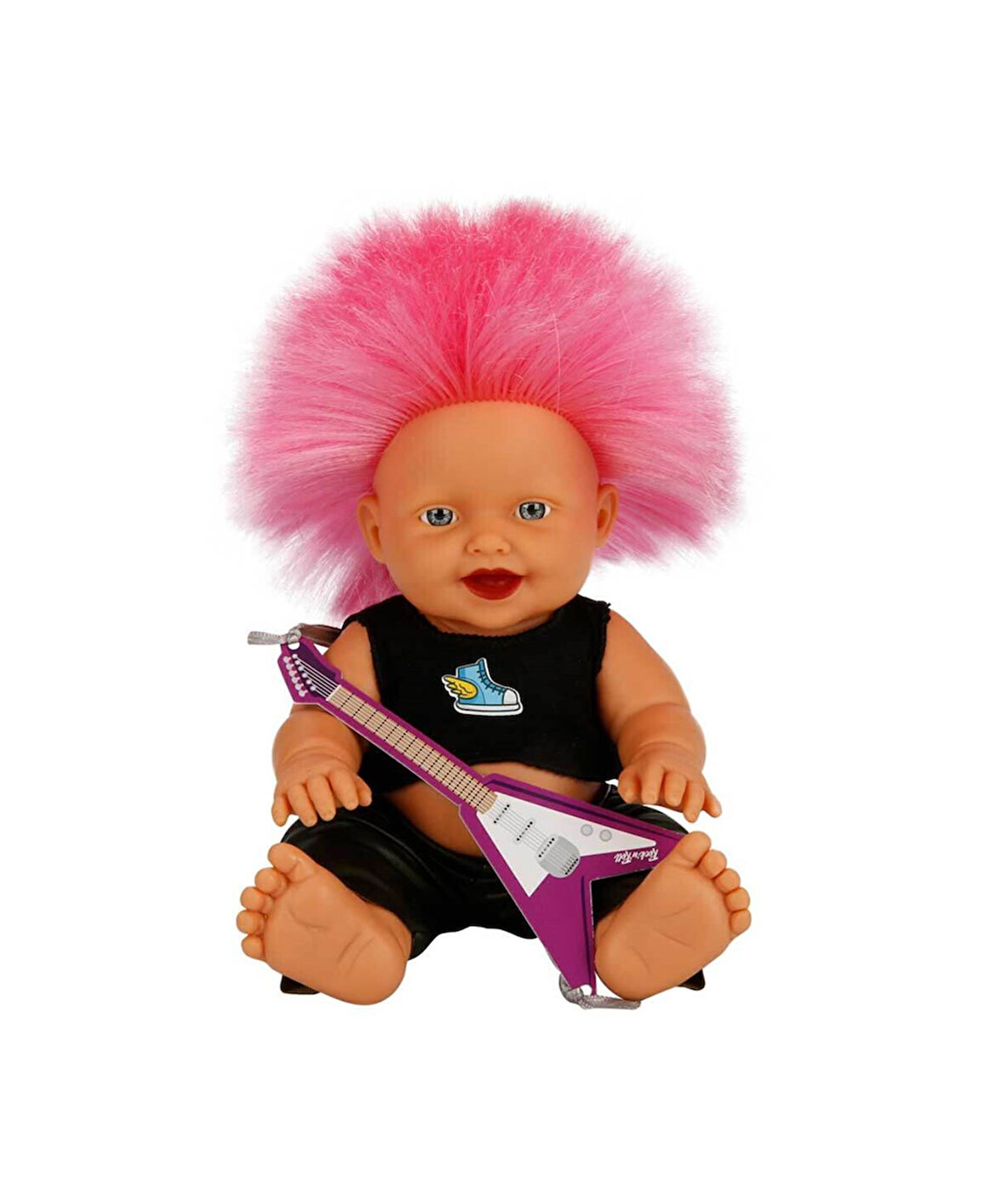 Punk Nil Bebek 23 cm 23495 Pembe Kirpi Saç