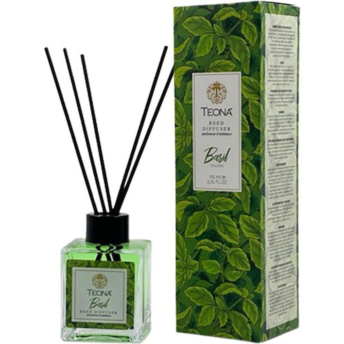 Teona Basil Bambu Çubuklu Oda Kokusu 110 ml