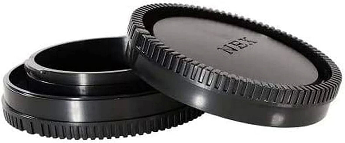 NEX Body Ve Lens arka kapağı, Sony NEX veE Mount İle uyumlu Body Kapağı Ve Lens Arka Kapağı