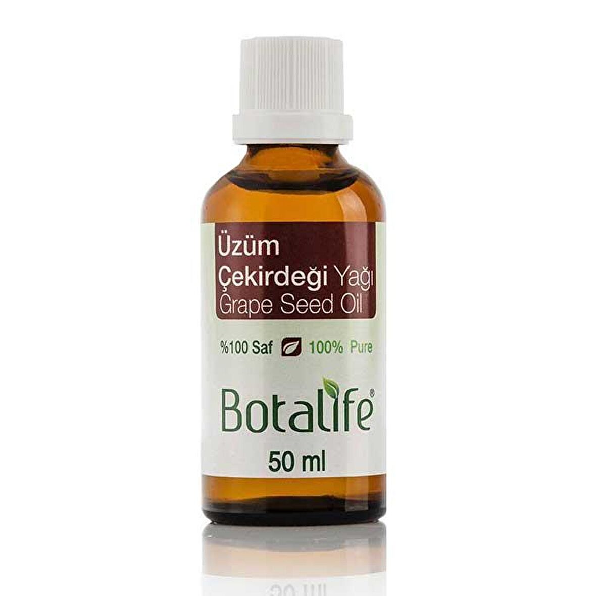 Botalife Saf Üzüm Çekirdeği Yağı 50ml Soğuk Pres %100Doğal Sıkım