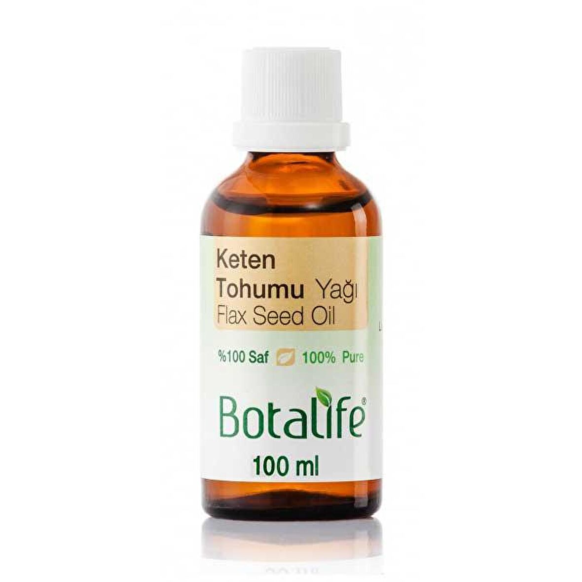 Botalife Saf Keten Tohumu Yağı 100ml Soğuk Pres %100 Doğal Sıkım