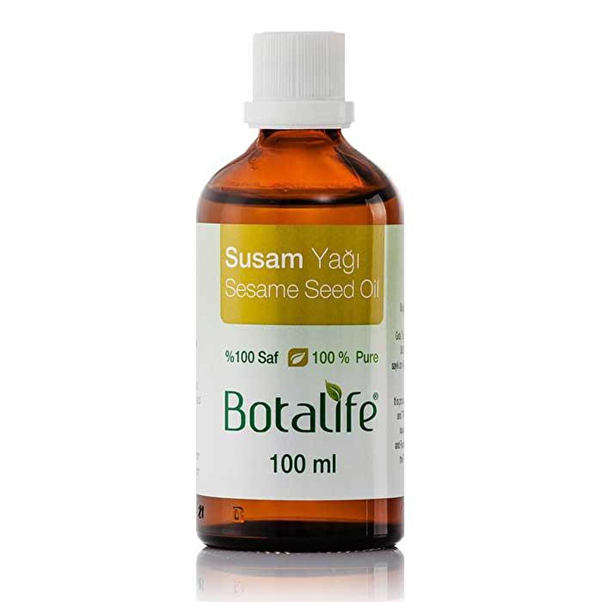 Botalife Saf Susam Yağı 100ml Soğuk Pres %100 Doğal Sıkım