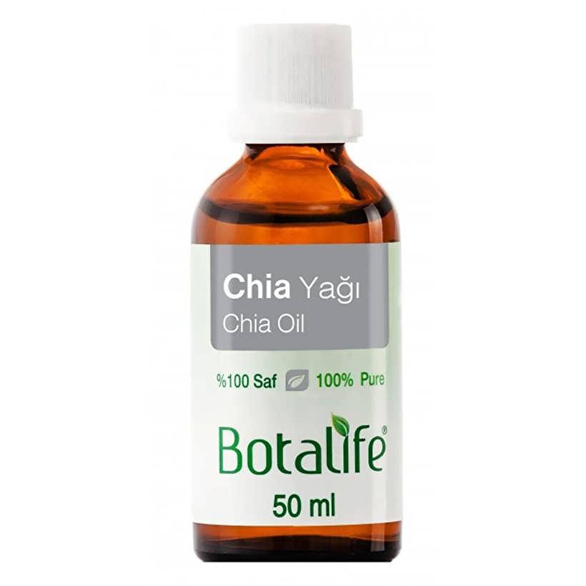 Botalife Saf Chia Yağı 50ml Soğuk Pres Katkısız Doğal Kiya