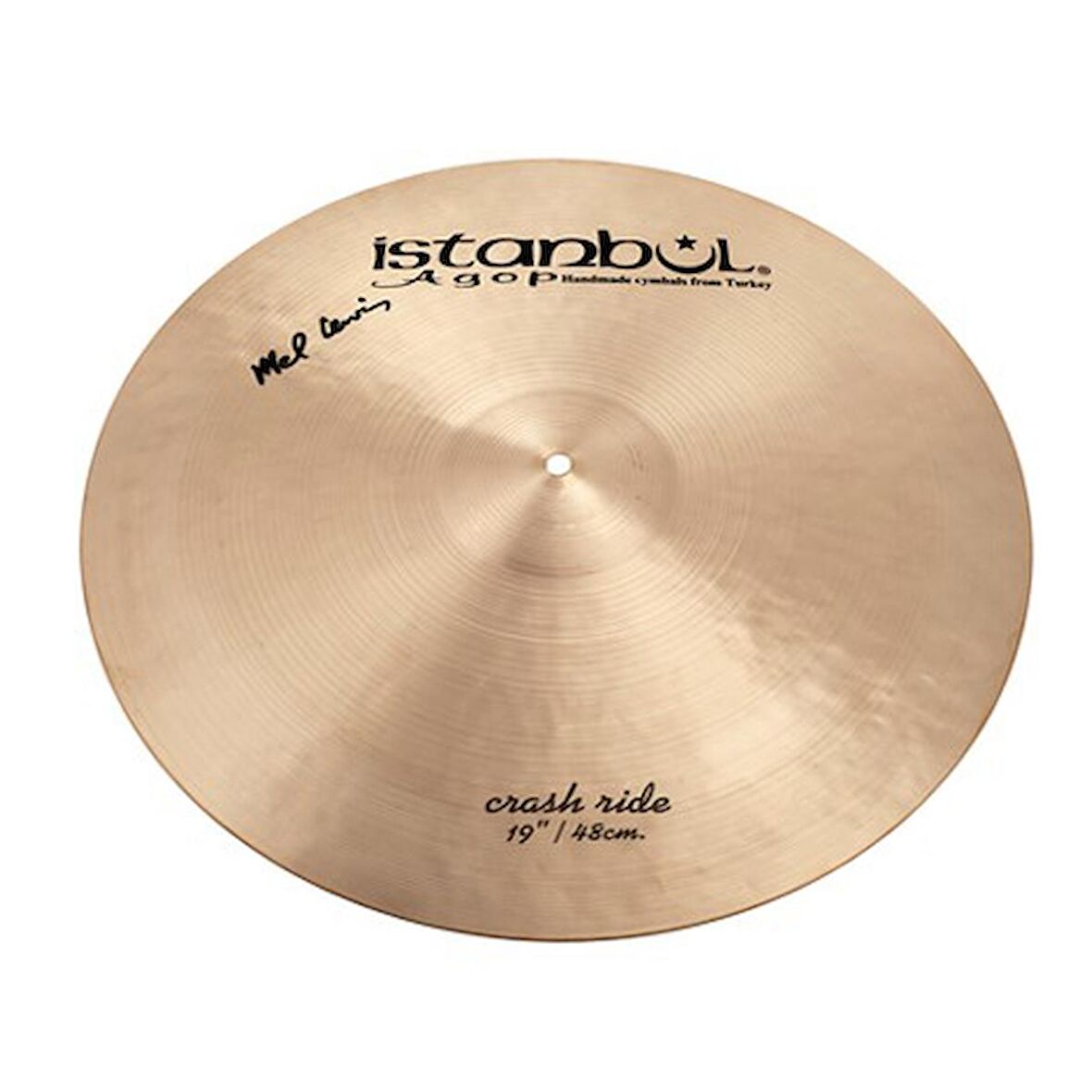 İstanbul Agop Signature Mel Lewis Crash Ride 19 inch - ML19 Crash Ride