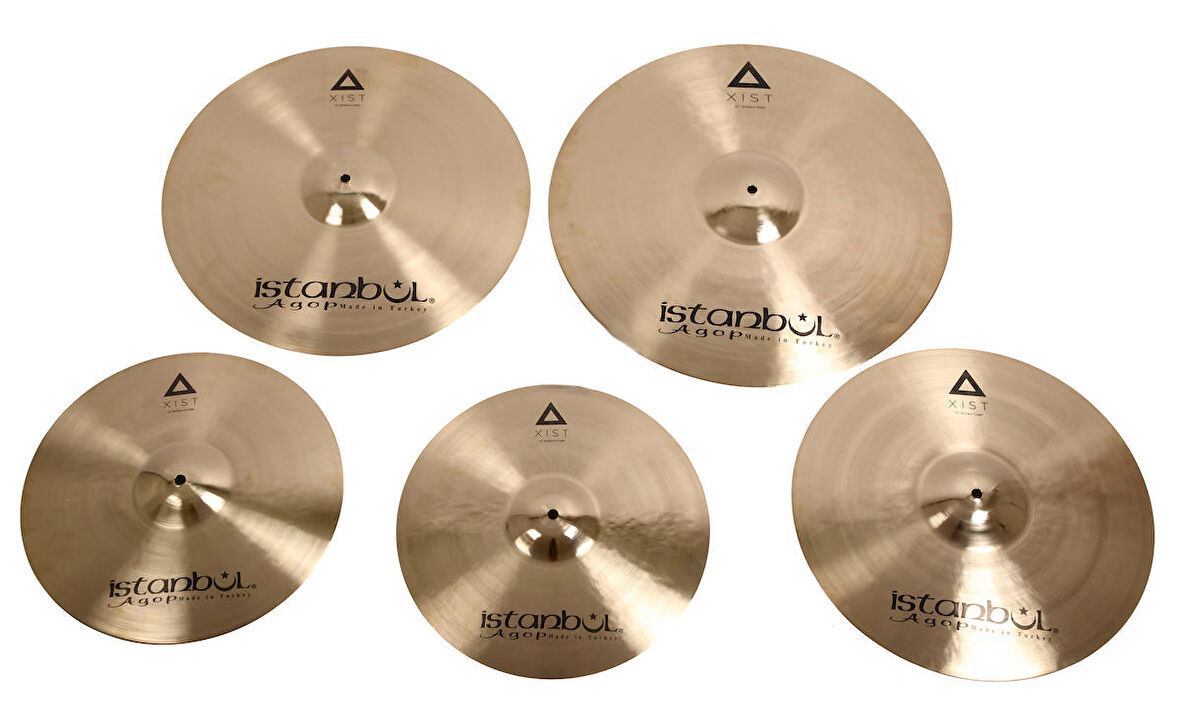 İstanbul Agop XIST Series 4-Pack Cymbal Set IXCS - Naturel Zil Seti