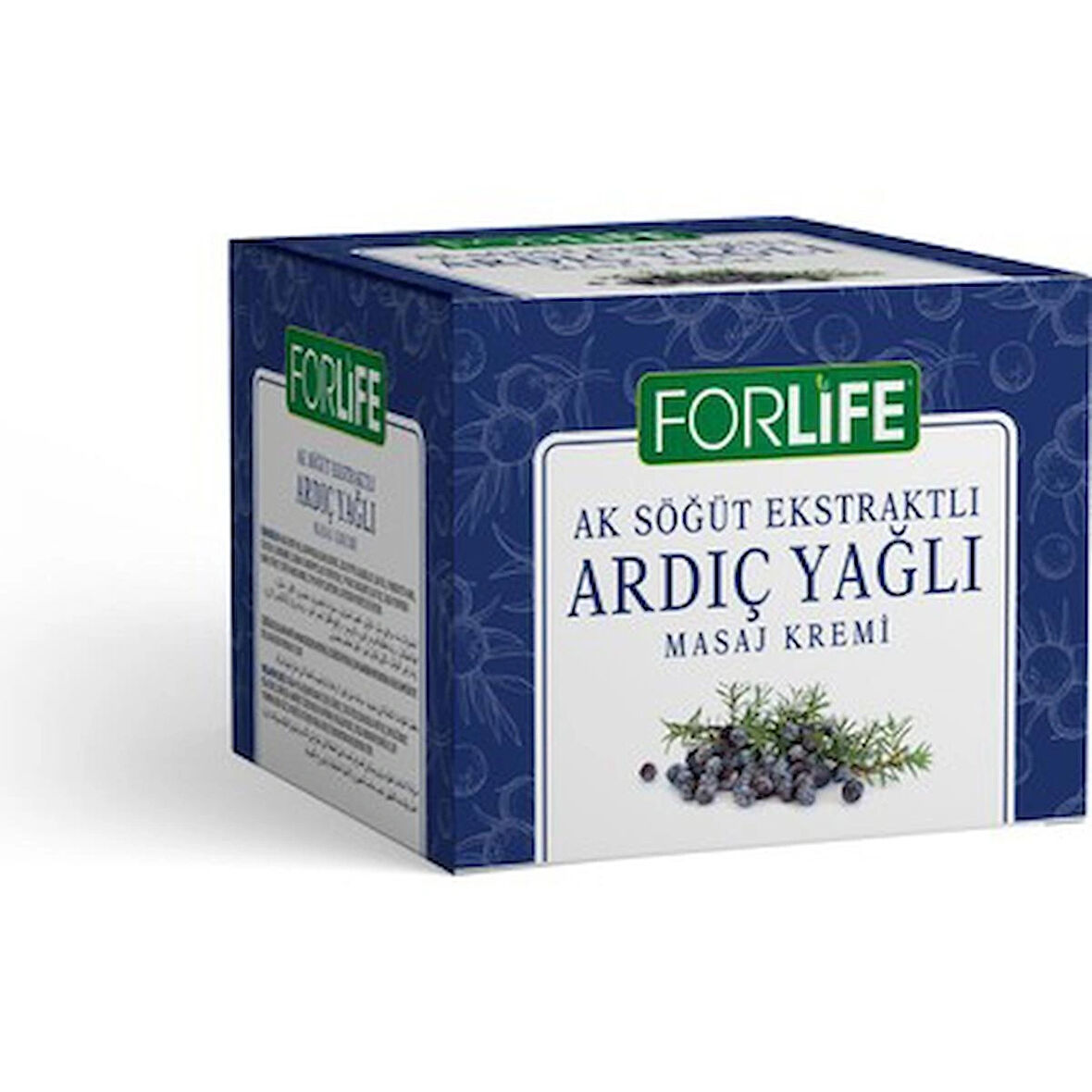 AKZER FORLİFE AK SÖĞÜT EKSTRATLI ARDIÇ YAĞLI MASAJ KREMİ 100 ML