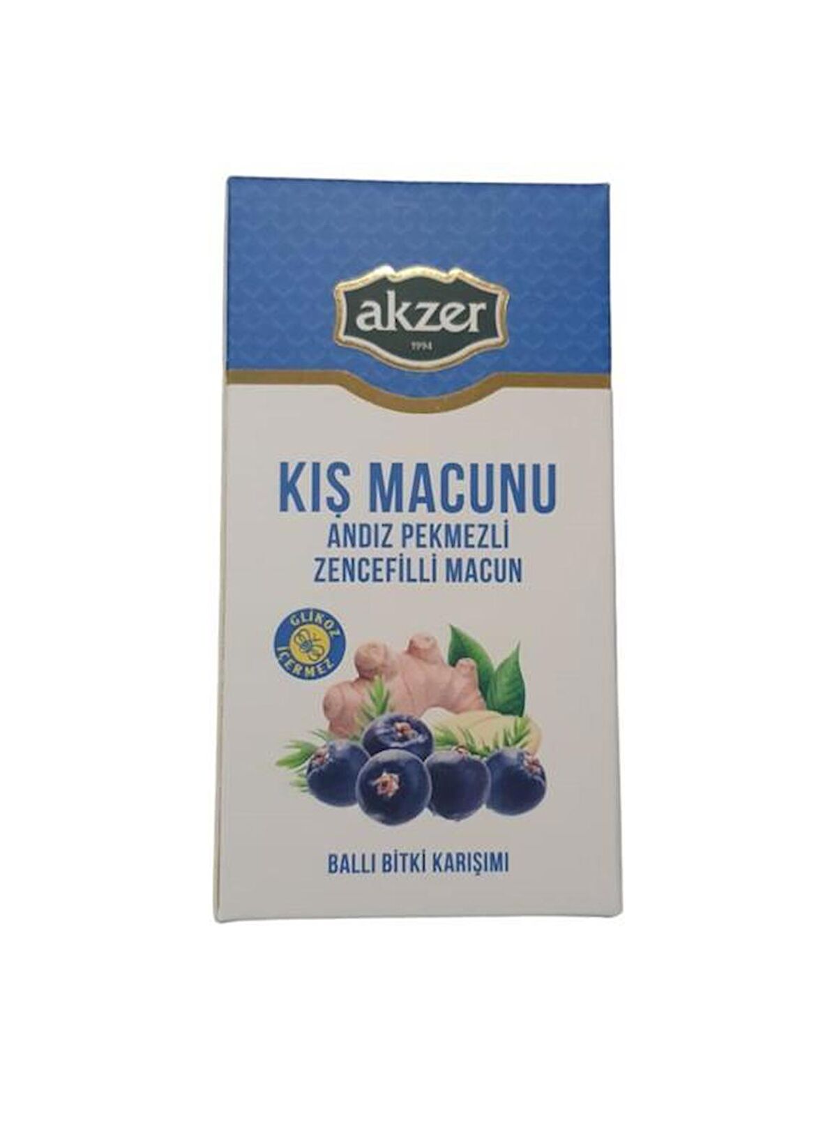 Akzer Kış Macunu Andız Pekmezli Zencefilli Ballı Karışım 300gr 