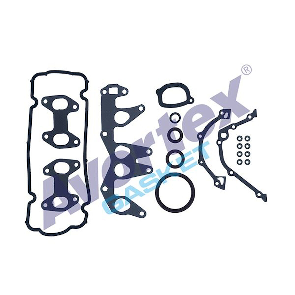 Fiat Motor Full Takım Conta Skc Harıc Viton Keceli Subap Lastıklı Palıo Punto Albea Doblo 1.2 8v 97> - Avortex 2700s