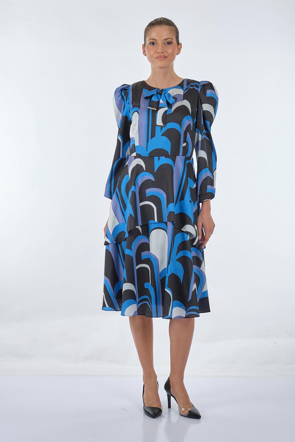 Fever Mavi Kadın Elbise 322116008