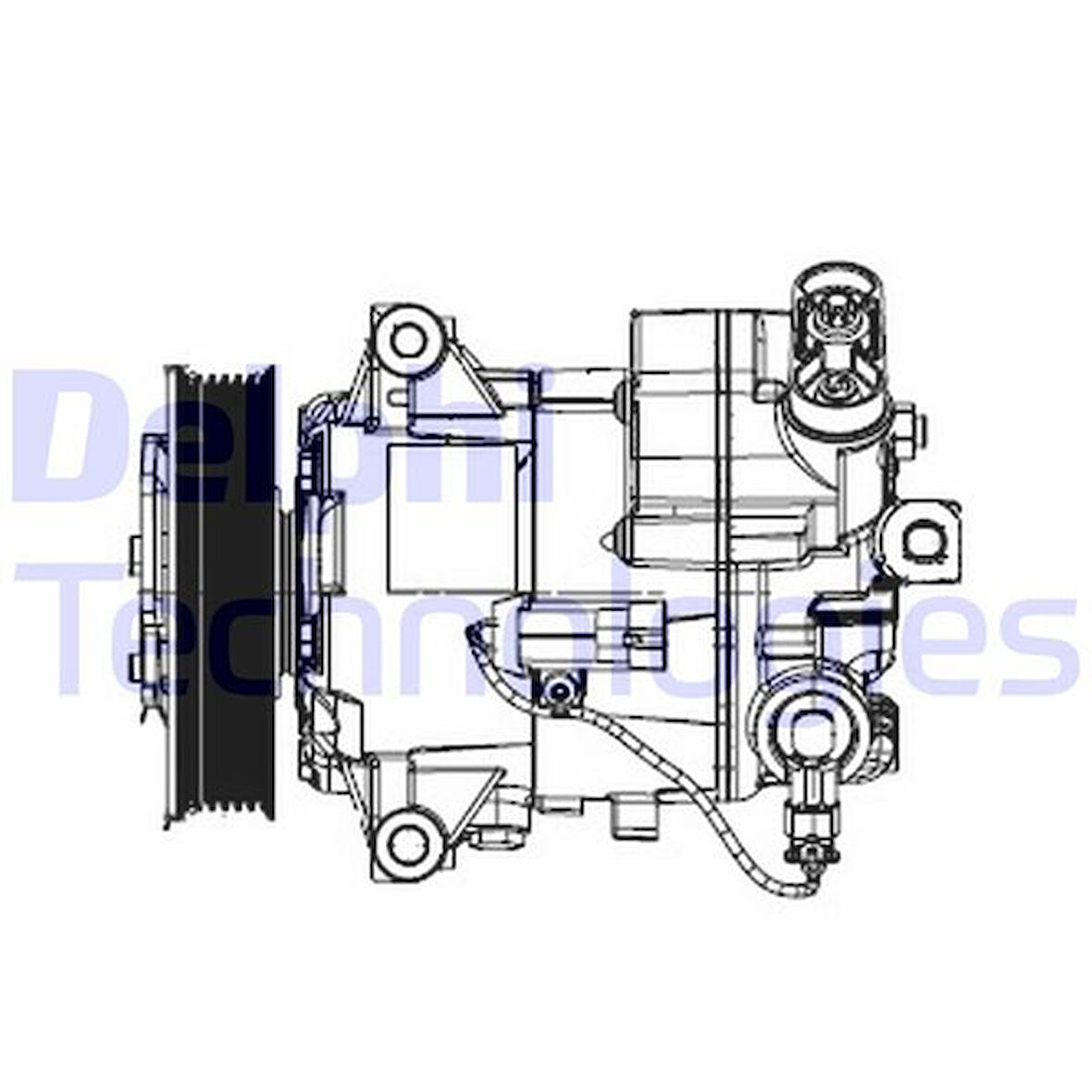 Opel Klima Kompresoru İnsignia A Astra J A16xer B16xer A16let - Delphi Tsp0155948