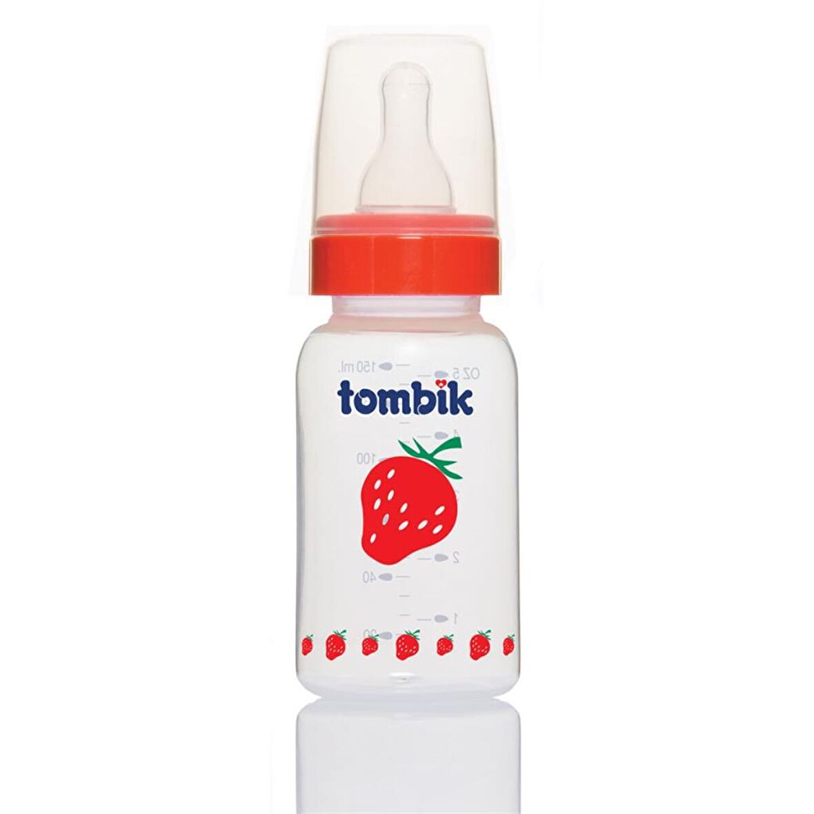 Tombik %0 BPA PP Biberon Meyve Serisi 150ml / Çilek